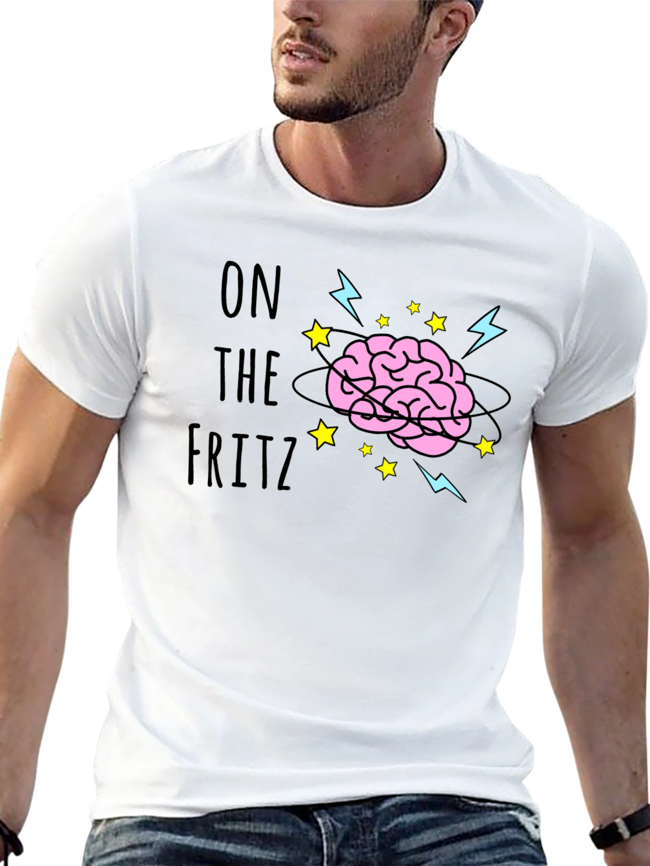 On the Fritz Brain T-Shirt - Funny Graphic Tee
