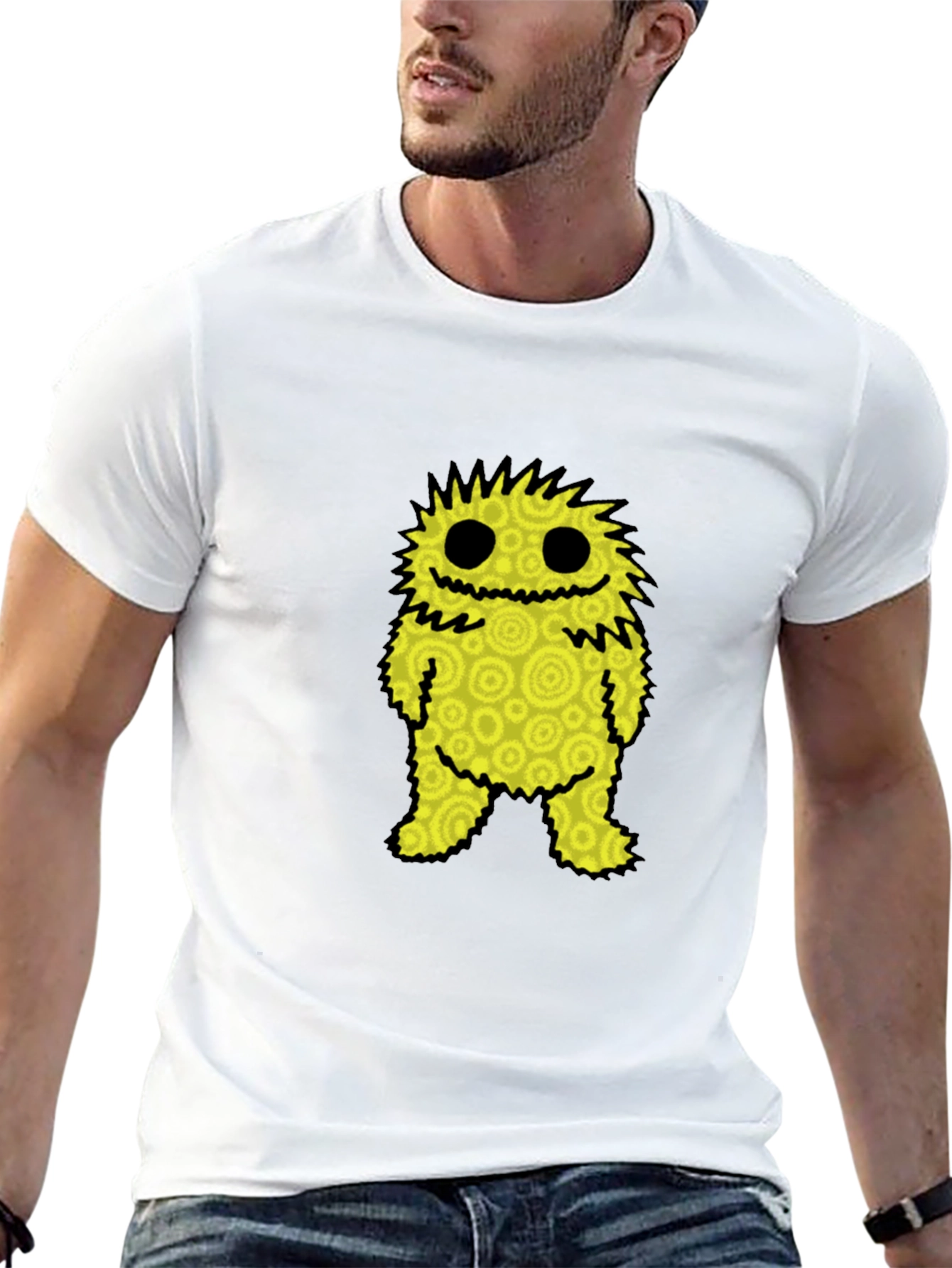 Funky Monster Graphic Tee - Black