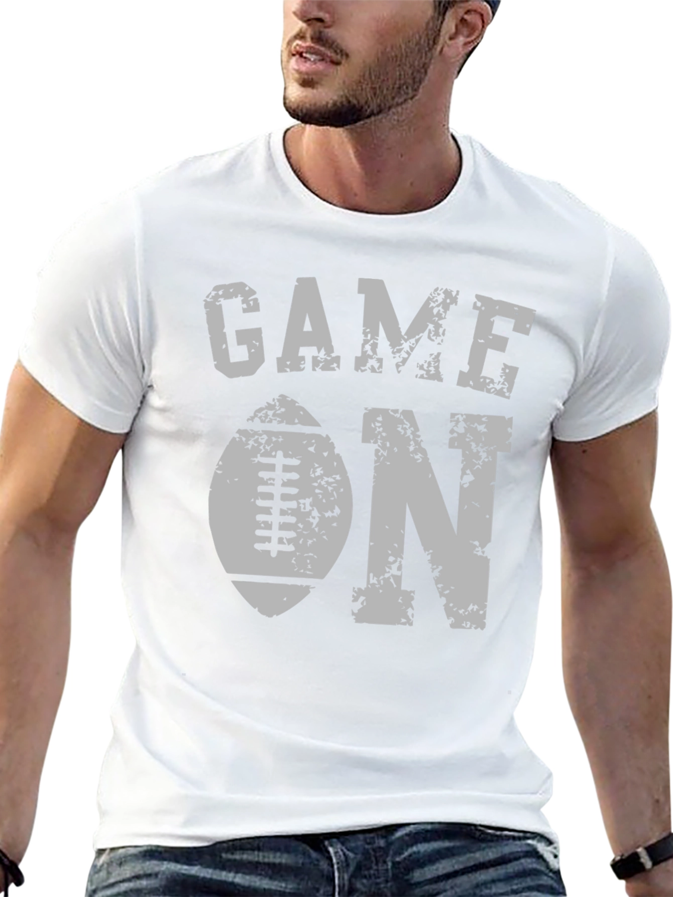 Game On Football Graphic Tee
