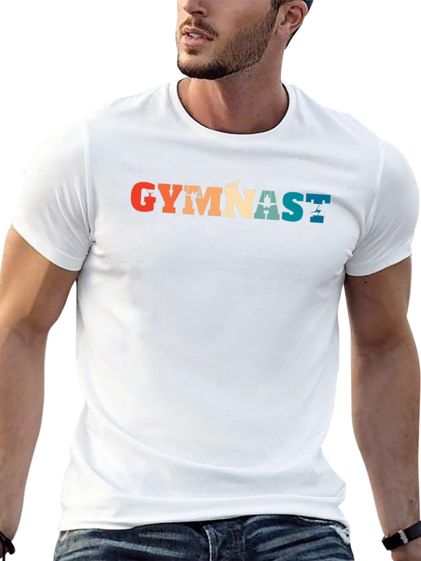 Gymnast Retro Graphic T-Shirt