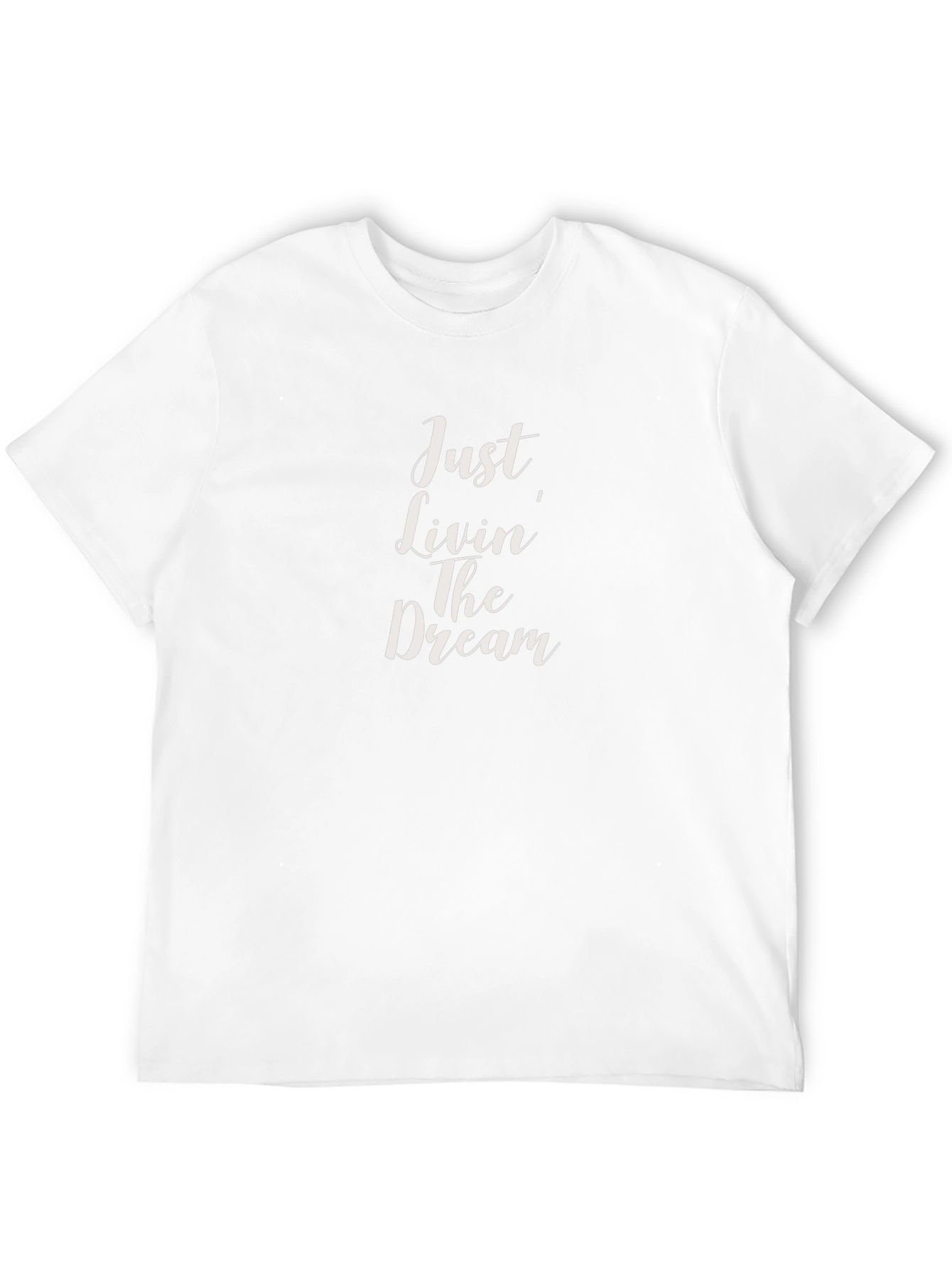 Just Livin The Dream Black Graphic Tee
