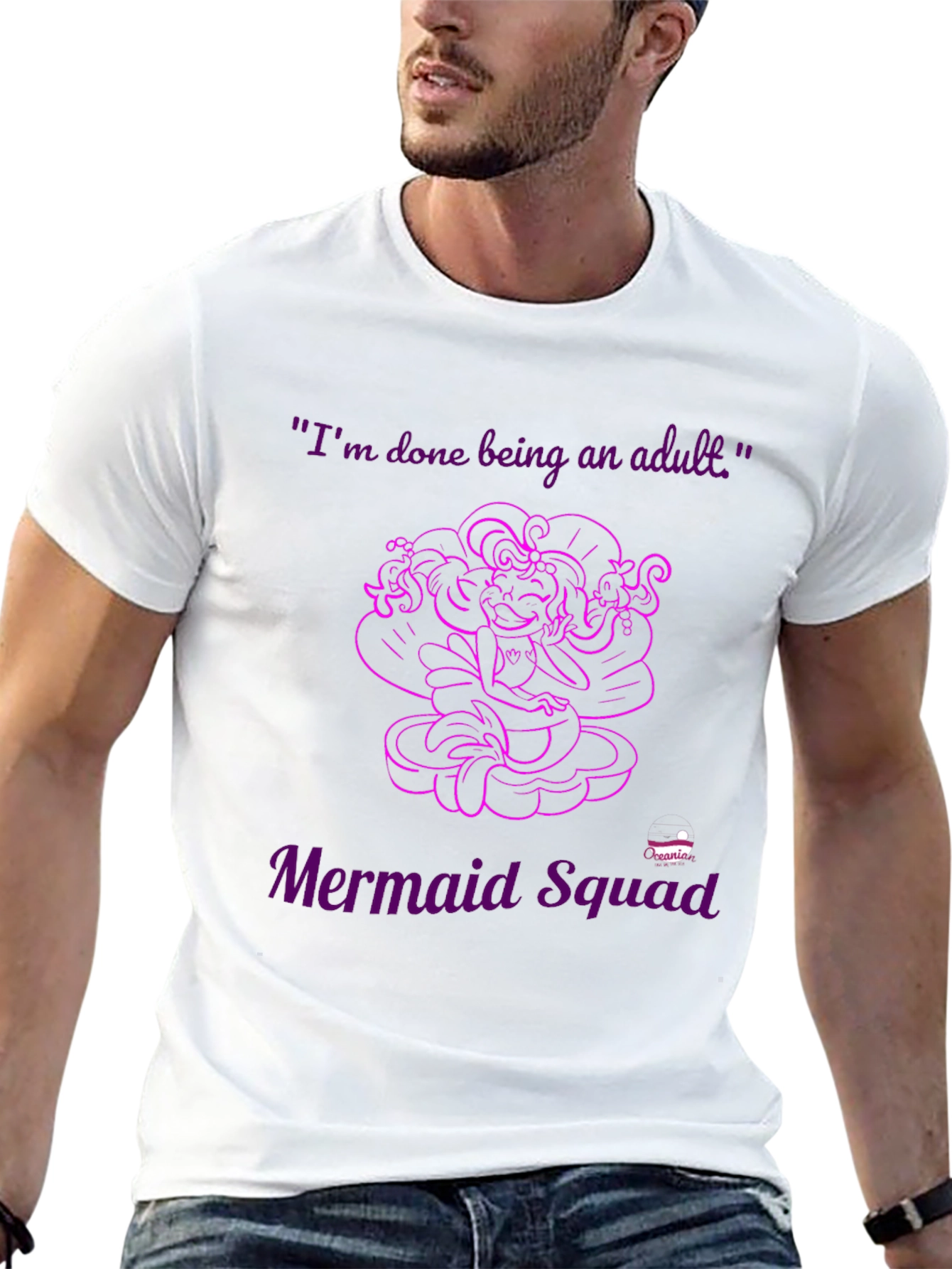 Mermaid Squad Tee - Im Done Being an Adult