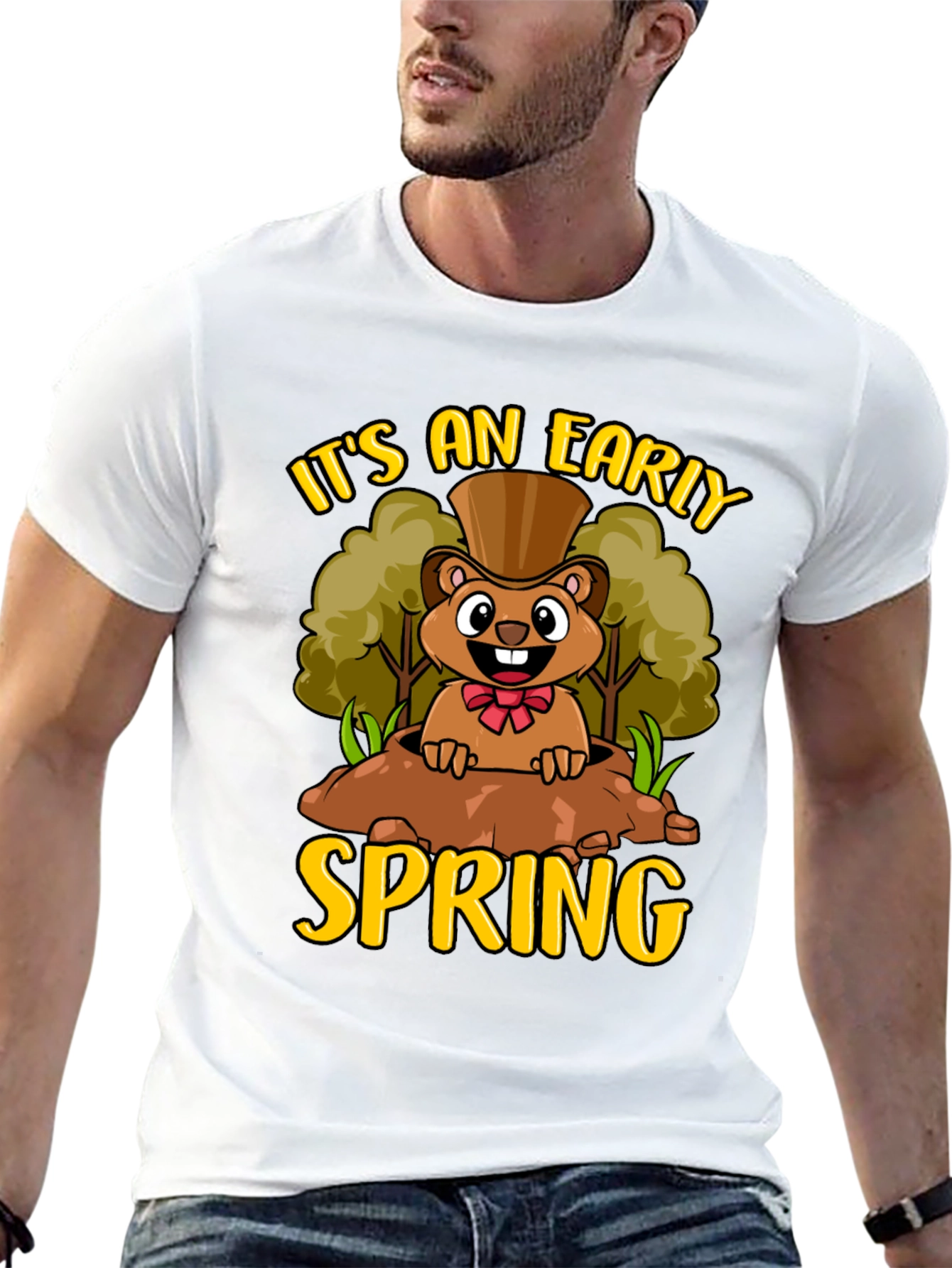 Early Spring Groundhog T-Shirt