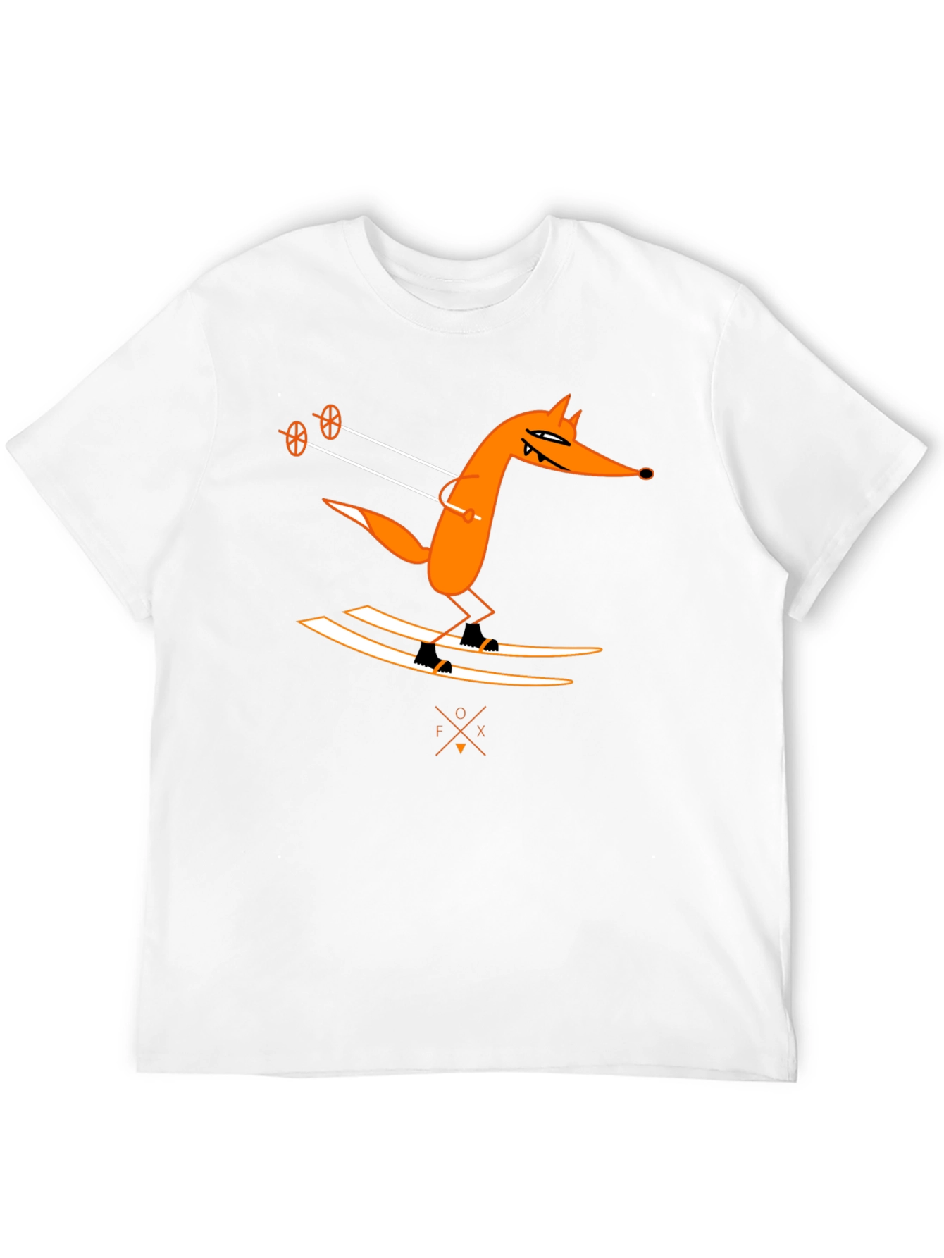 Skiing Fox Graphic Tee