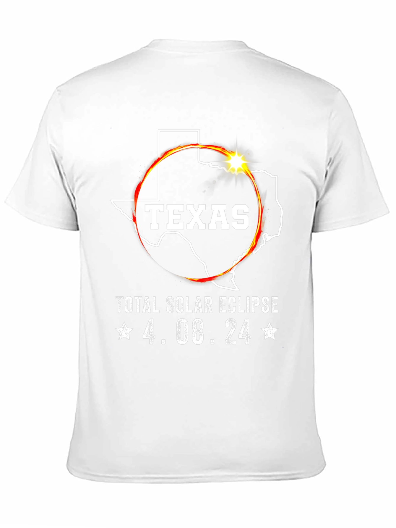 Texas Total Solar Eclipse 4.08.24 T-Shirt