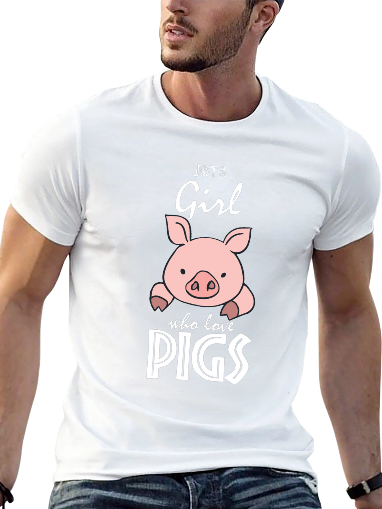 Just A Girl Who Loves Pigs T-Shirt