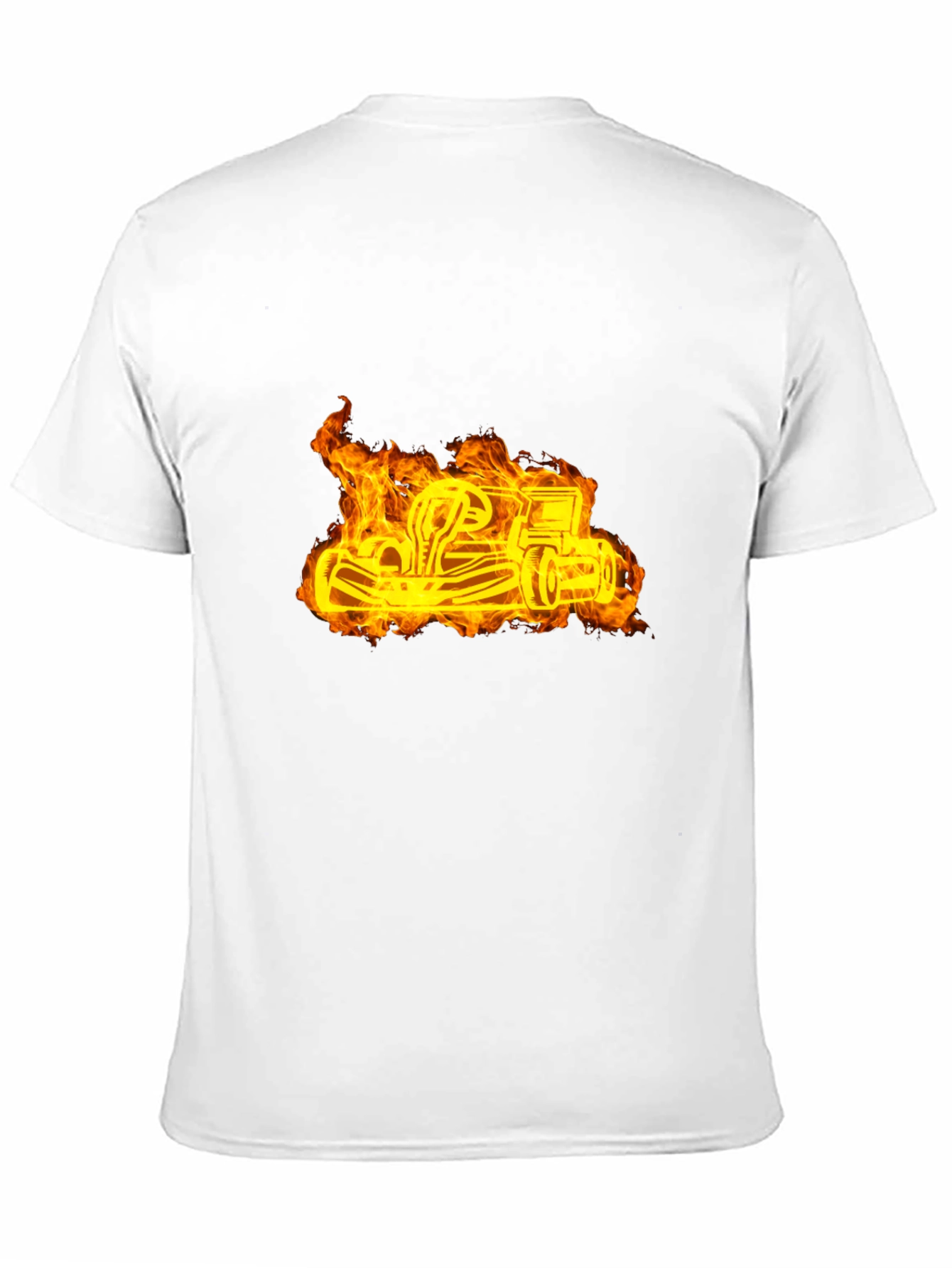 Fiery Go-Kart T-Shirt - Speed Demon Style