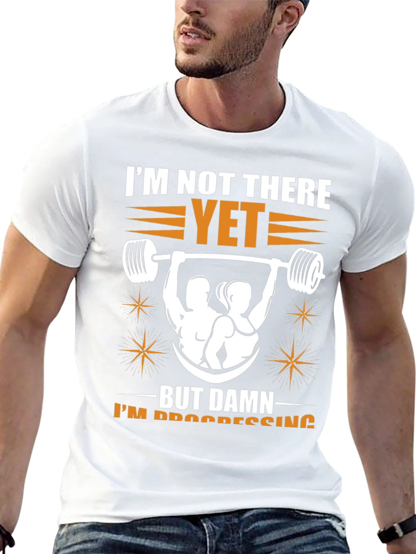Workout Progress Tee: Im Not There Yet