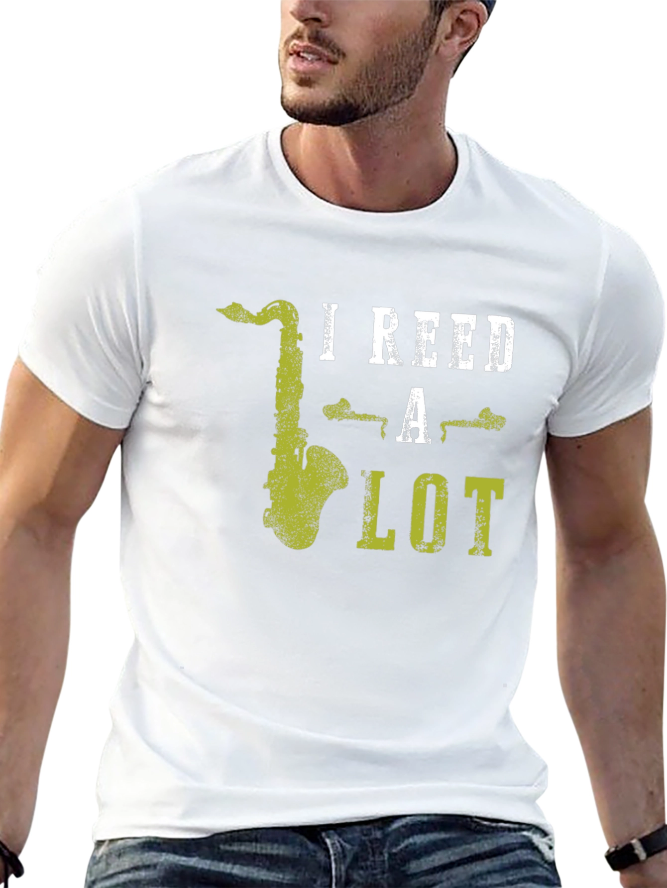 I Reed A Lot Saxophone T-Shirt - Musicians Tee