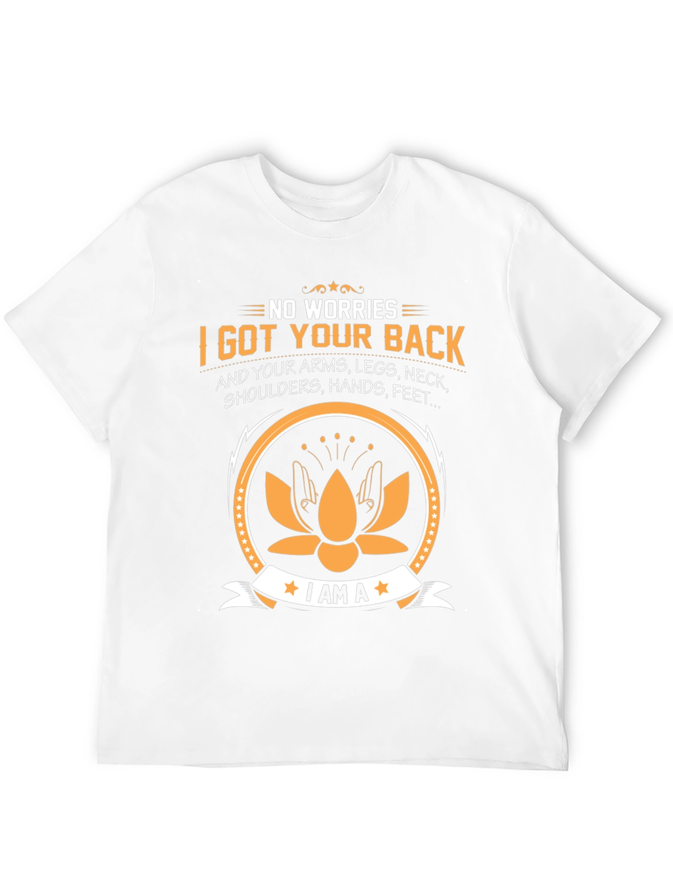 No Worries I Got Your Back Black T-Shirt
