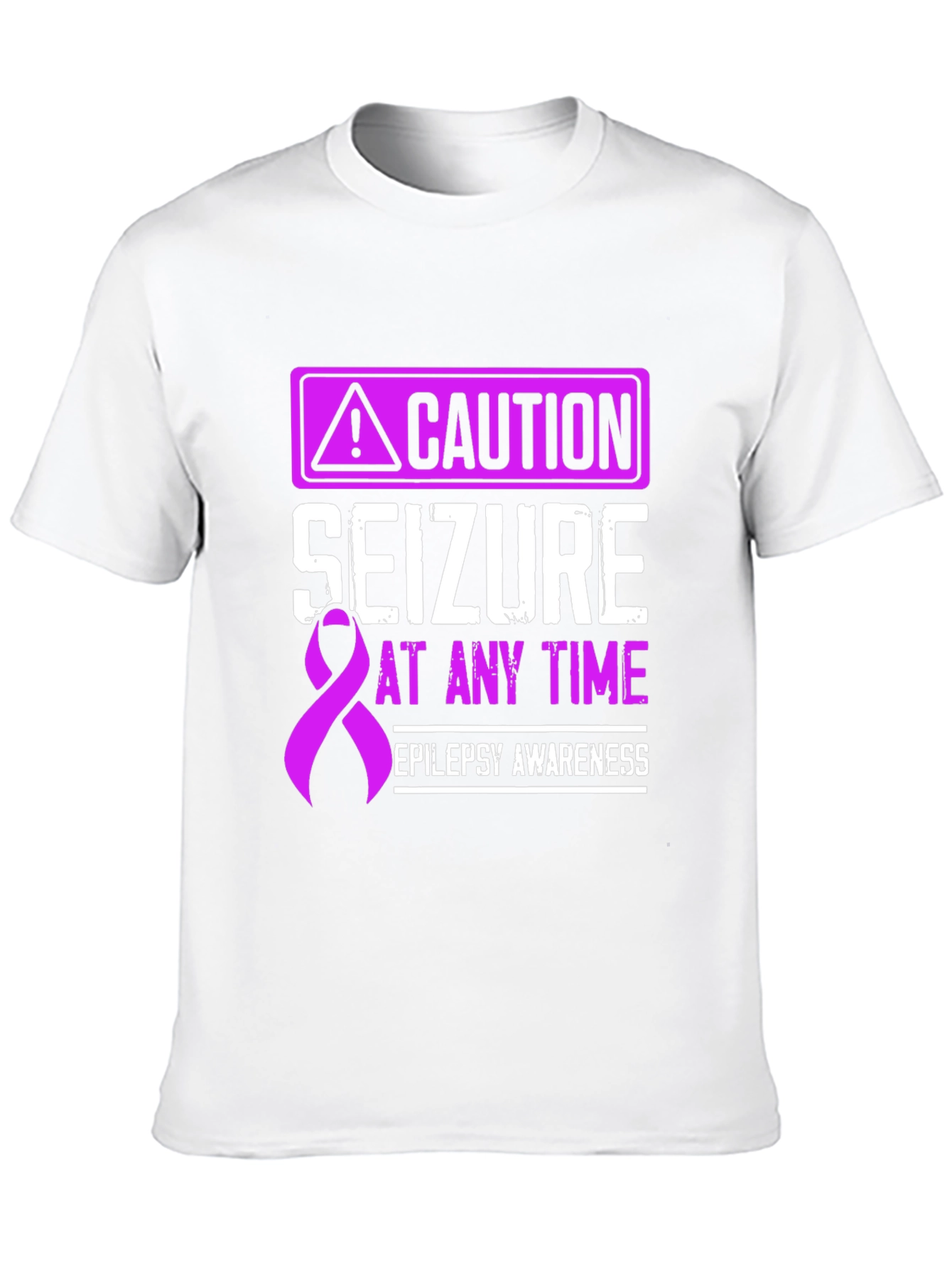Caution Seizure Epilepsy Awareness Graphic Tee