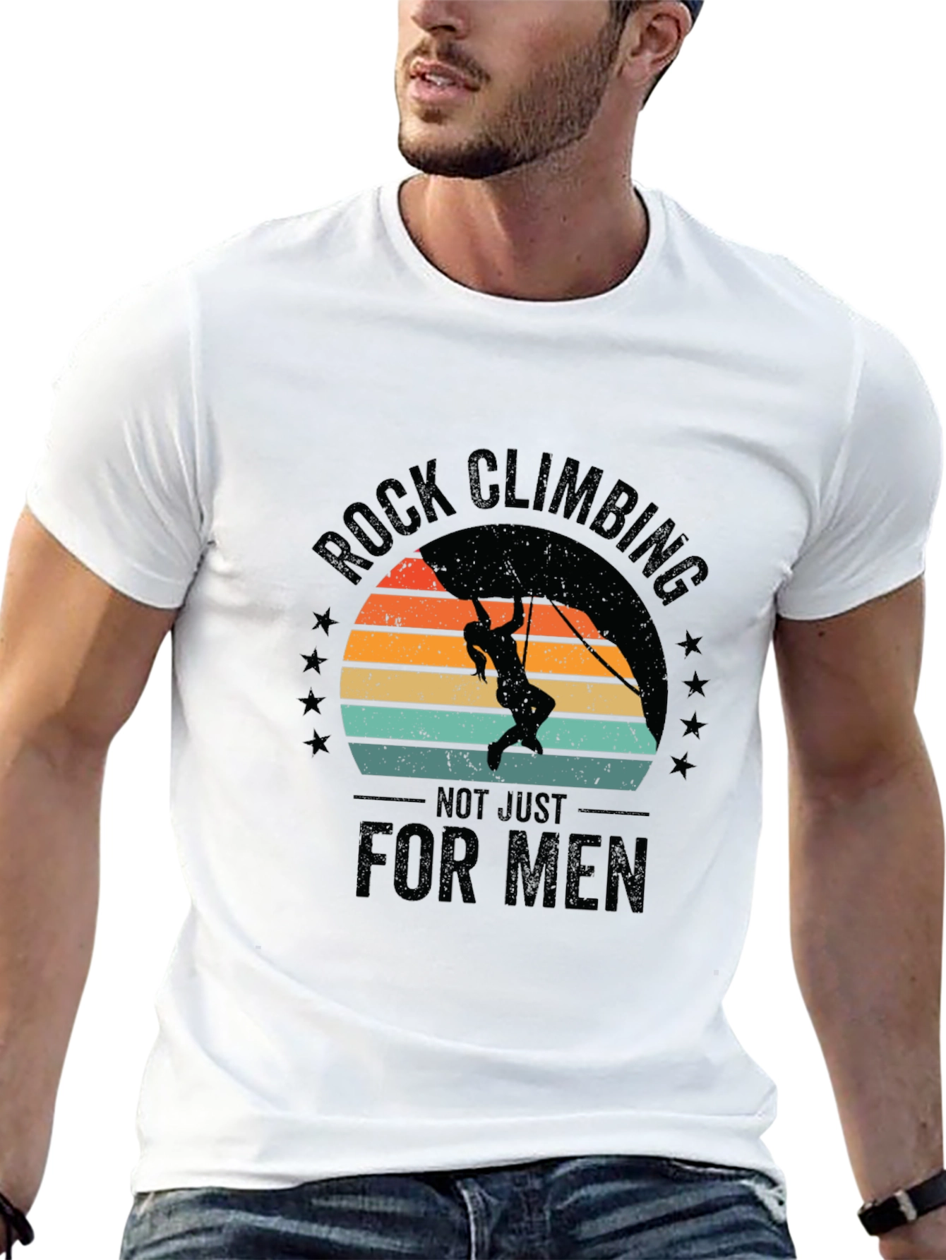 Rock Climbing Graphic Tee - Unisex Adventure Shirt