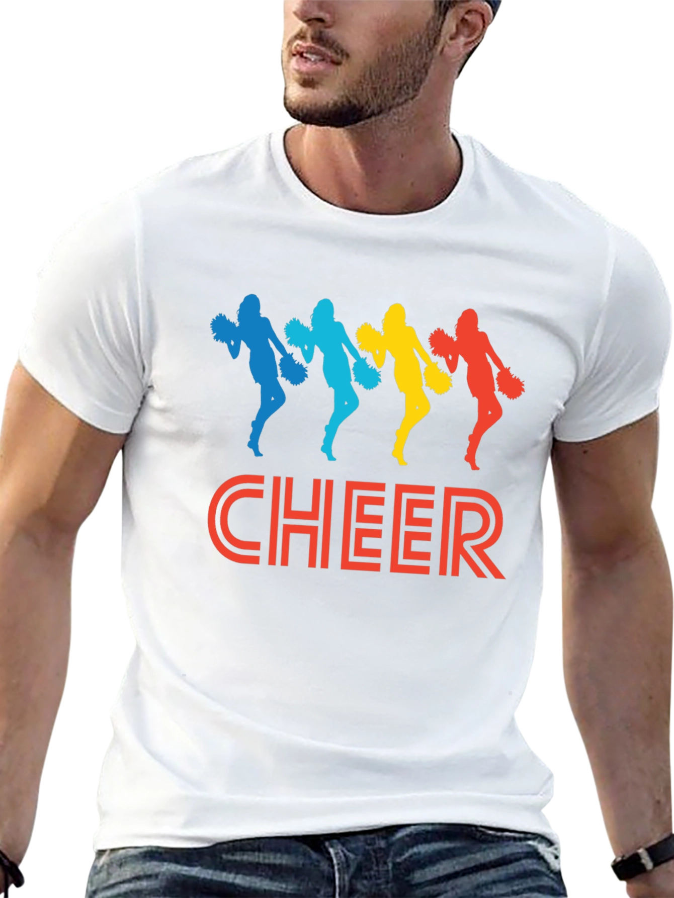 Cheer Squad Graphic Tee - Cheerleader T-Shirt