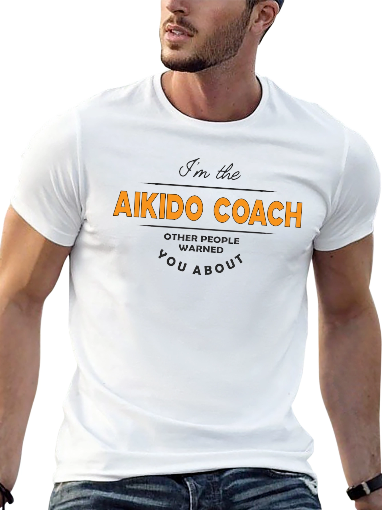 Aikido Coach T-Shirt - Warning Design