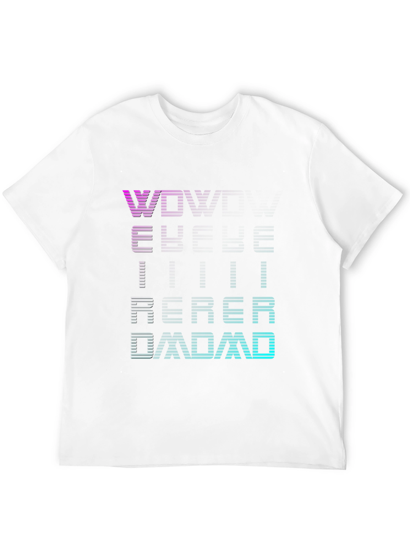 Retro Text Graphic Tee - Cool Dad Shirt