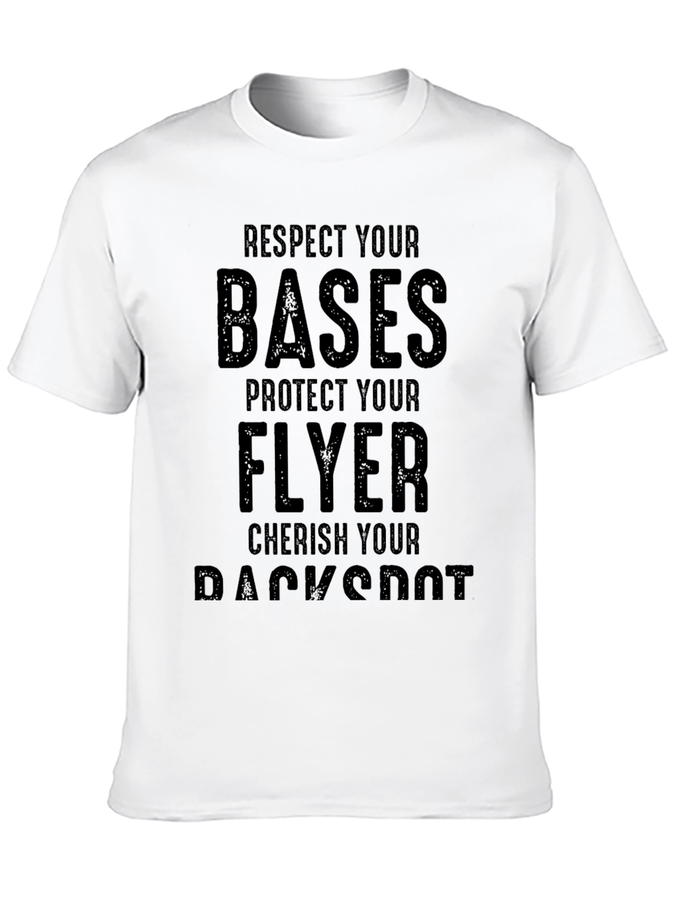 Respect Your Bases Black T-Shirt