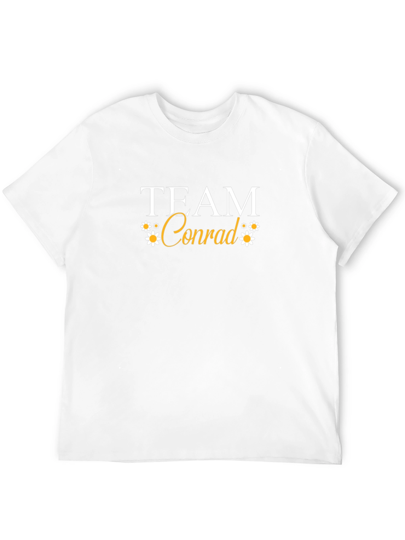 Team Conrad T-Shirt with Floral Accents