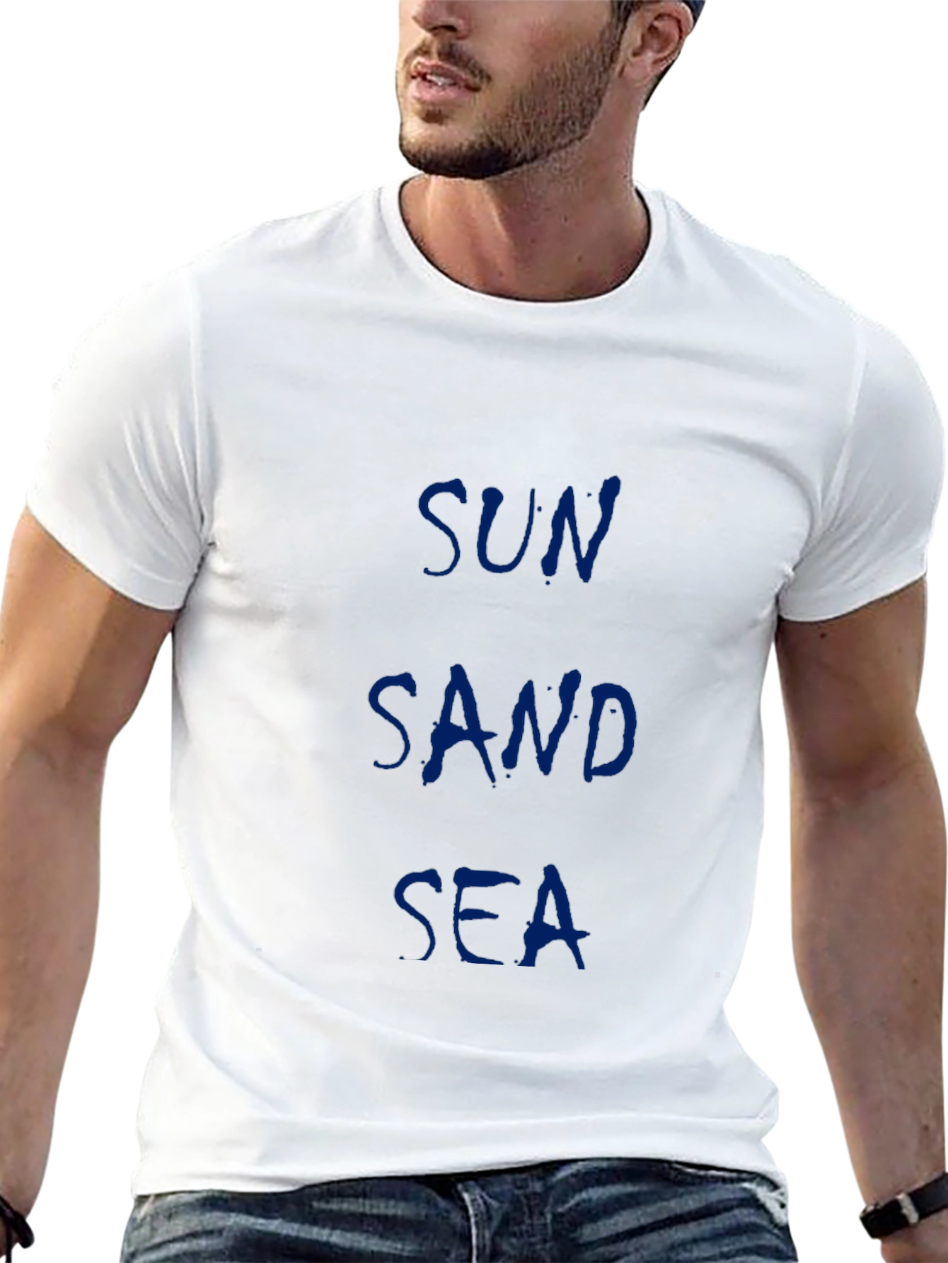 Sun Sand Sea Graphic T-Shirt - Casual Wear