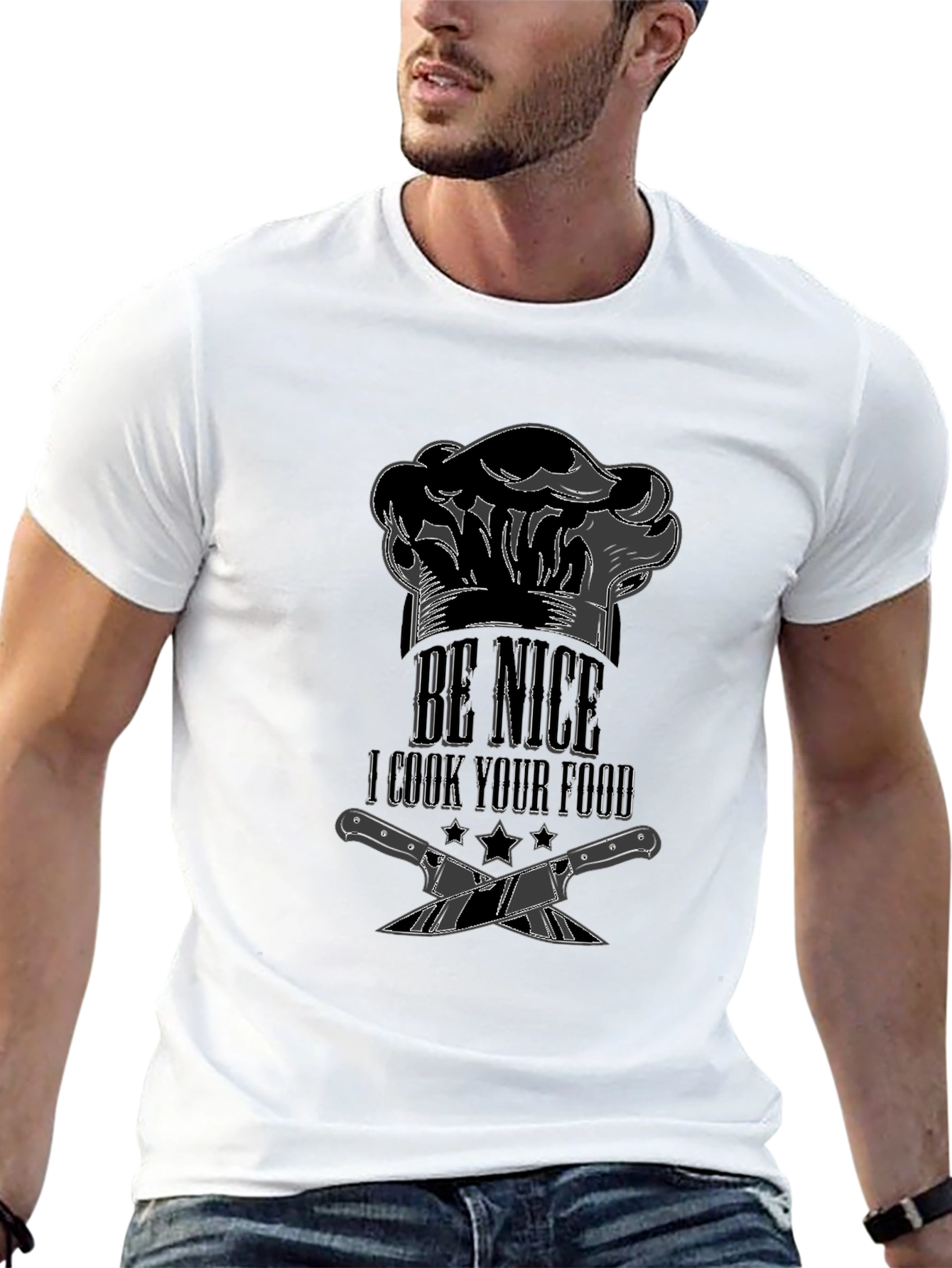 Be Nice I Cook Your Food Graphic Tee