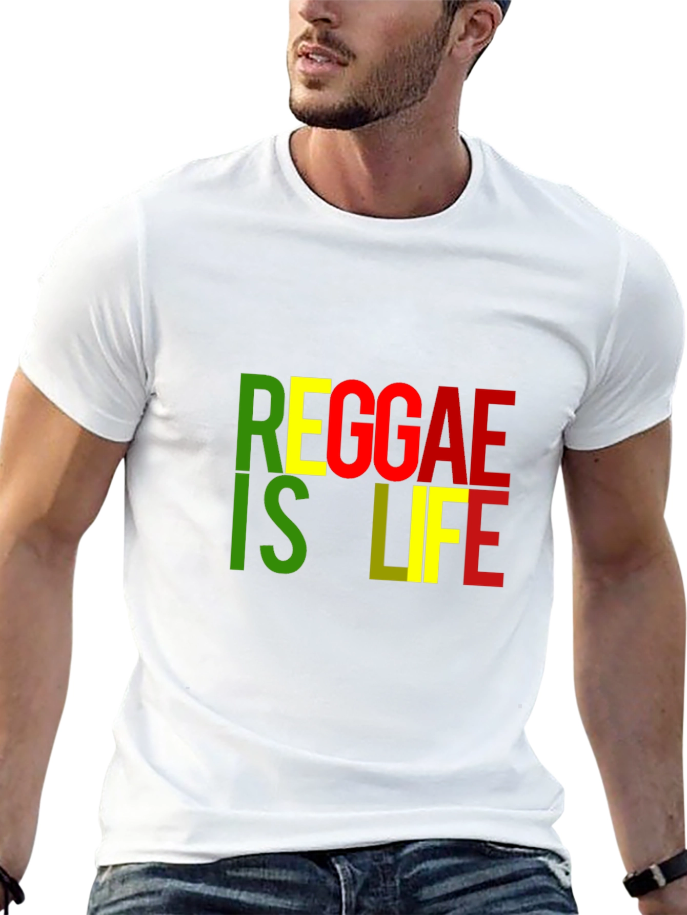 Reggae Is Life Black T-Shirt