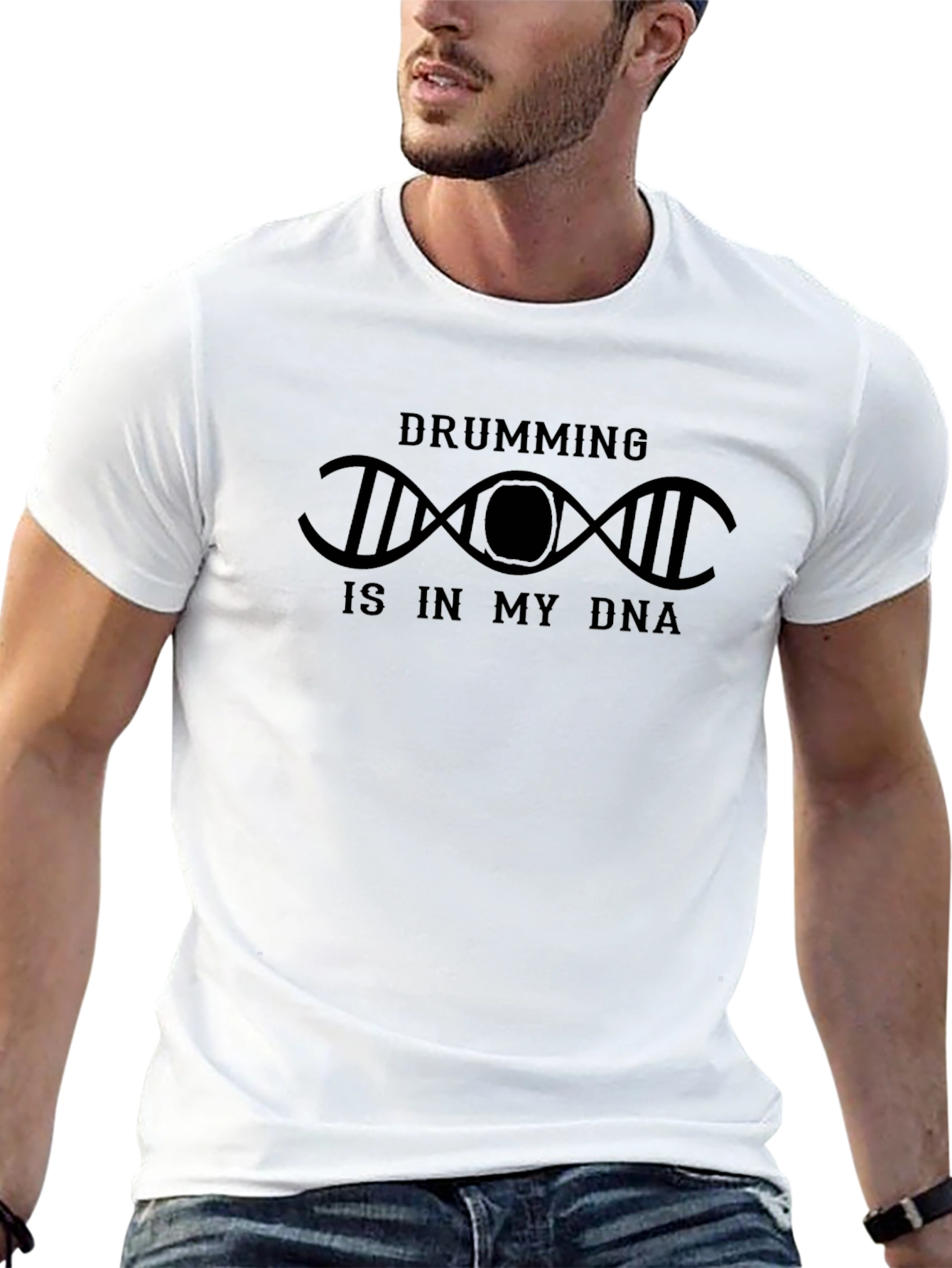 Drumming DNA Black T-Shirt