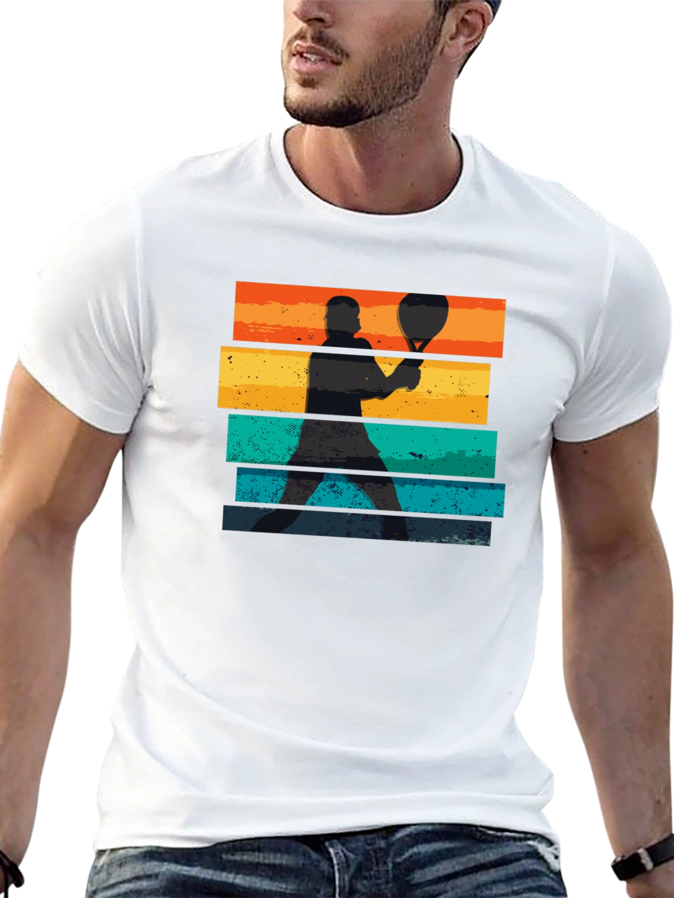 Retro Paddle Tennis Graphic Tee