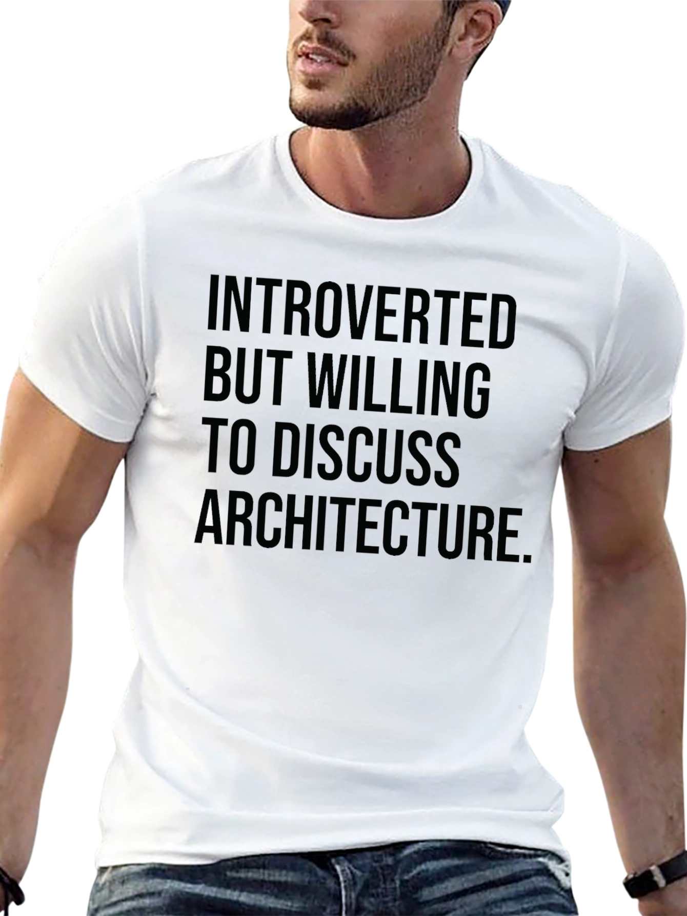 Introverted Architect T-Shirt: Discuss Architecture