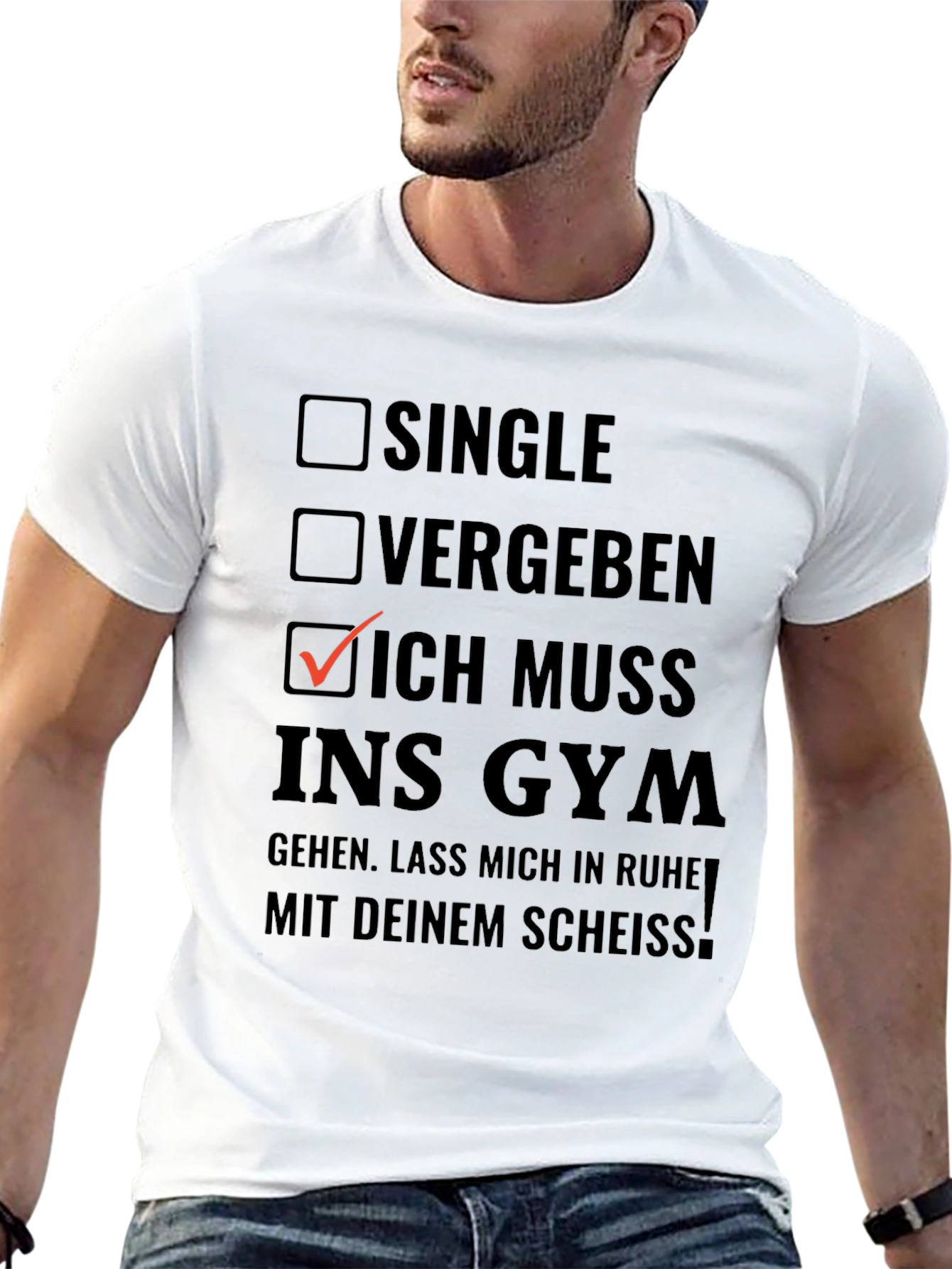 Funny Gym T-Shirt - Single Taken Gym