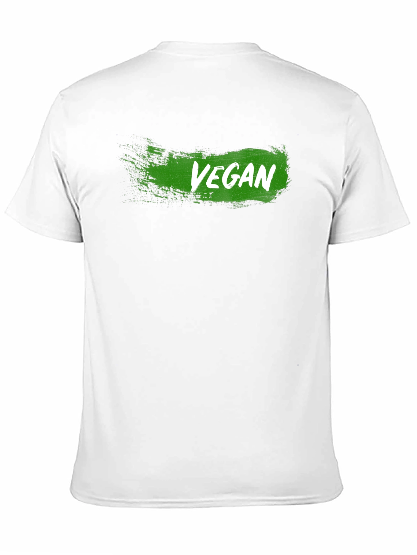 Vegan T-Shirt - Green Grunge Design