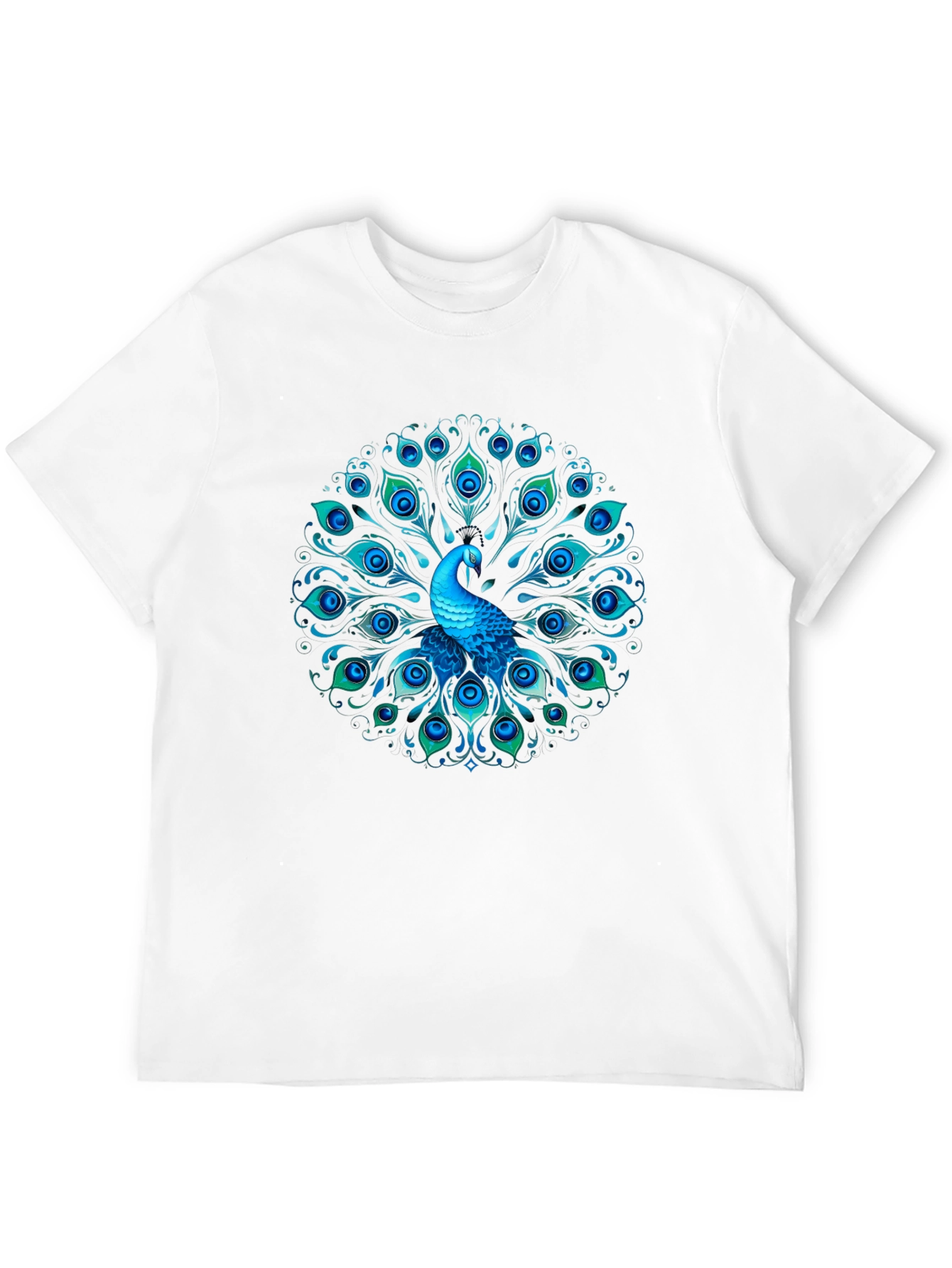 Peacock Mandala Graphic Tee
