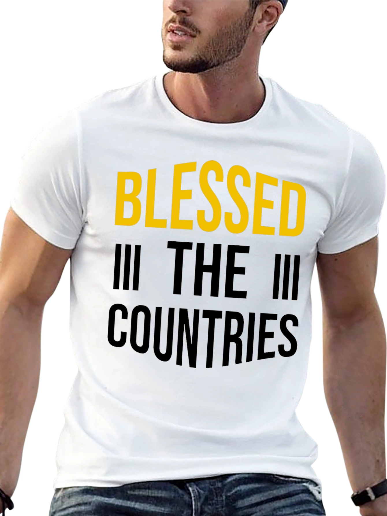 Blessed In The Countries Black T-Shirt