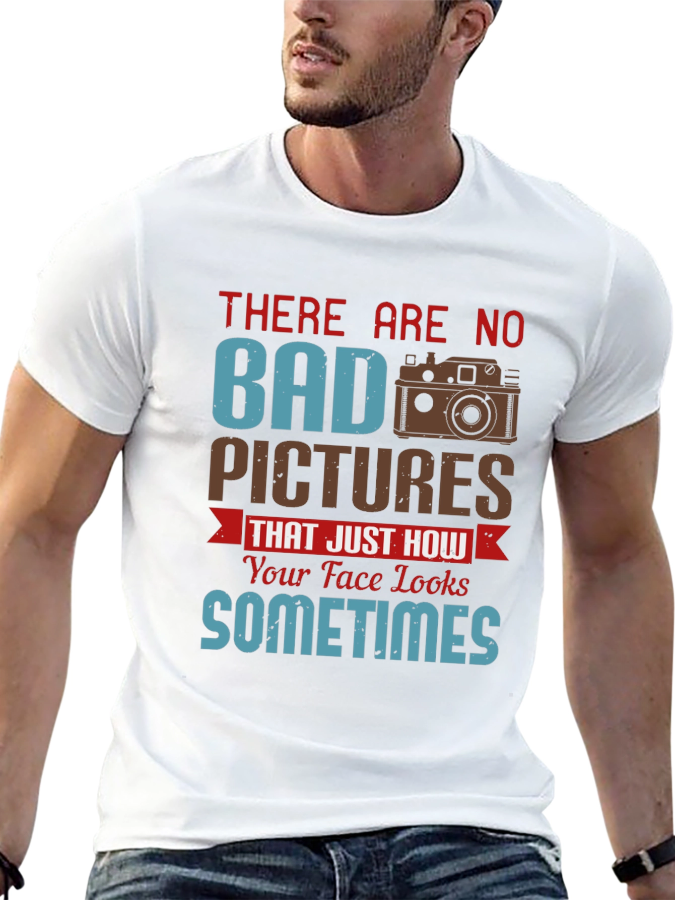 Funny Photography T-Shirt - No Bad Pictures Graphic Tee