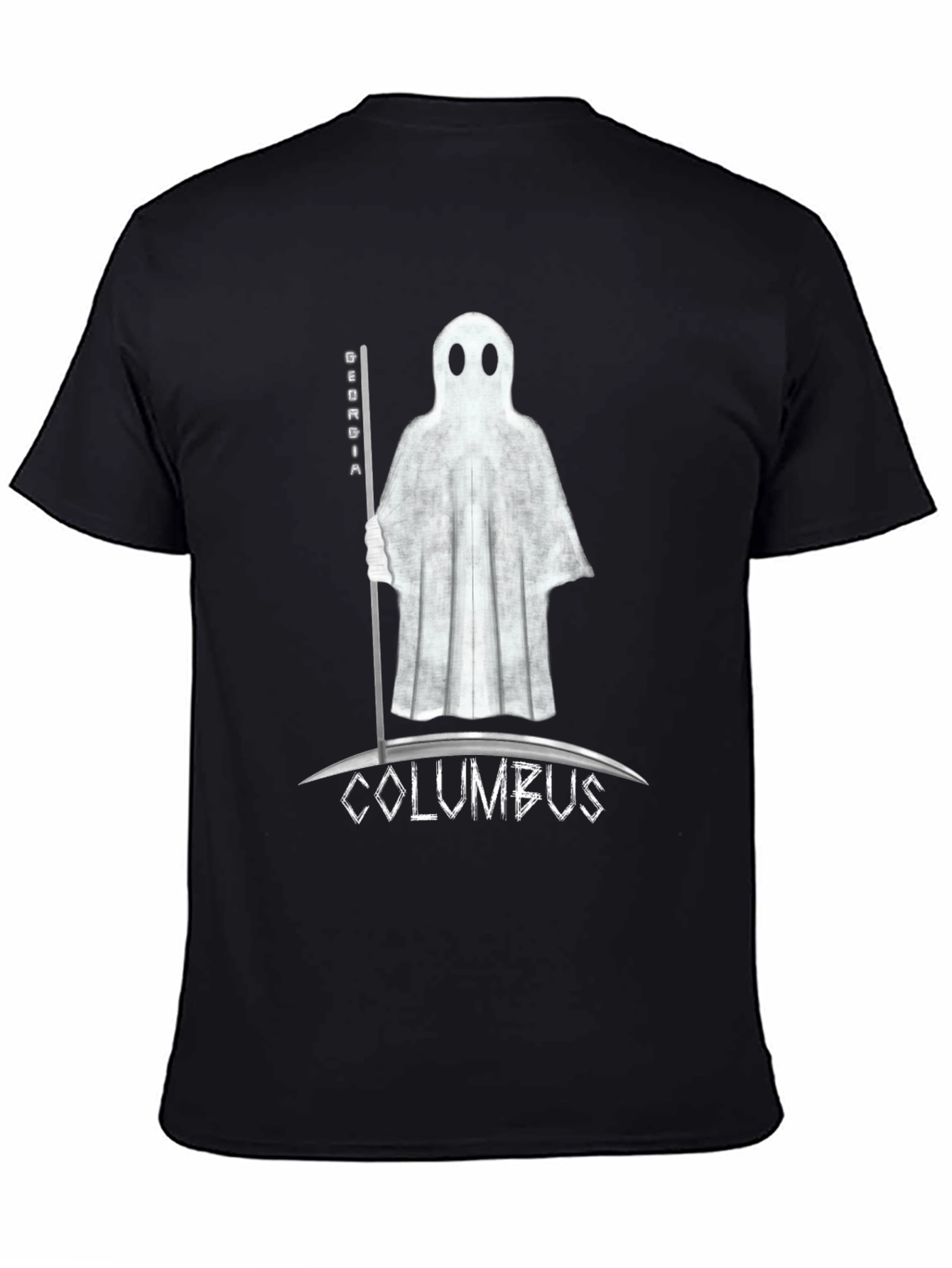 Columbus Georgia Ghost Graphic T-Shirt