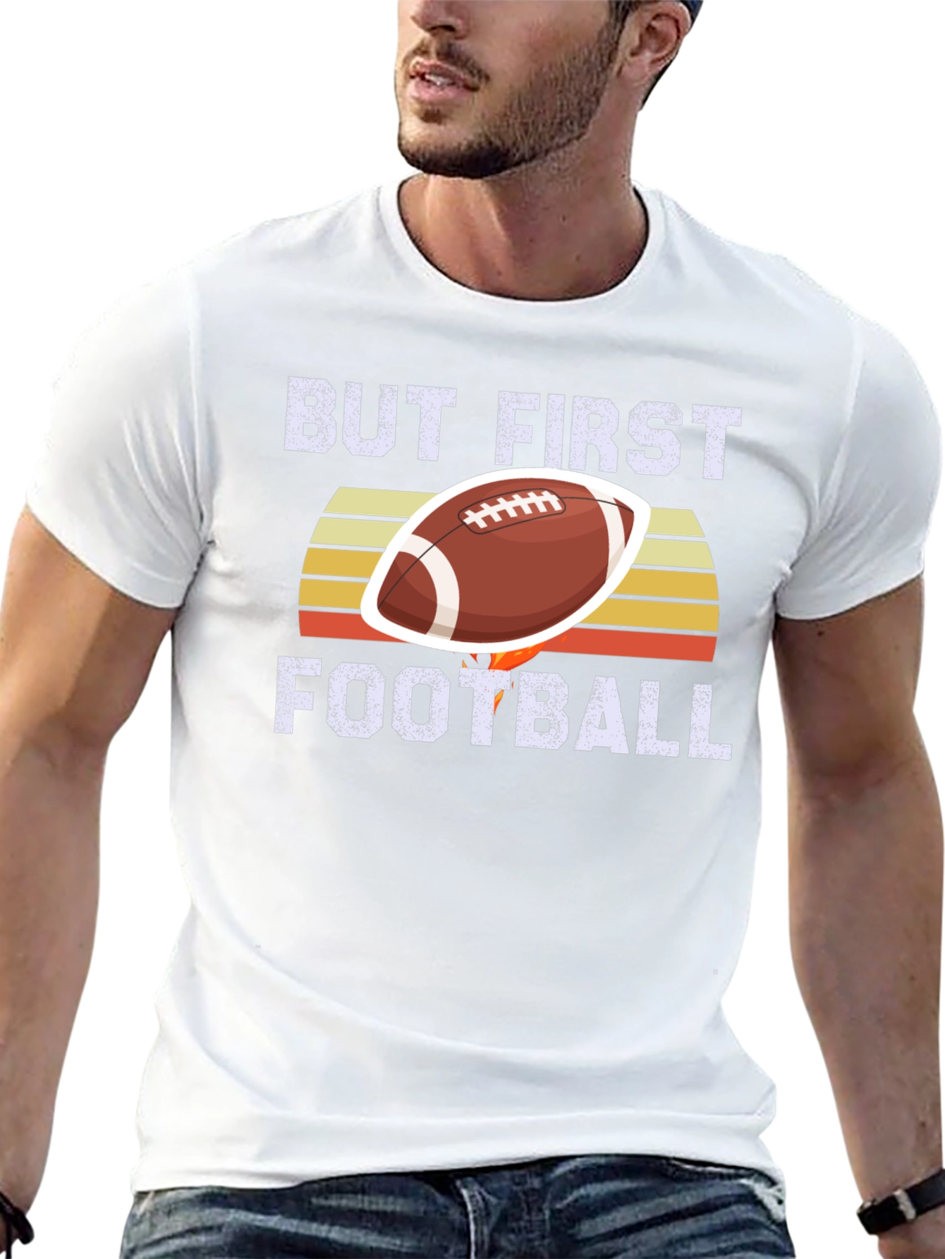 But First Football Graphic Tee