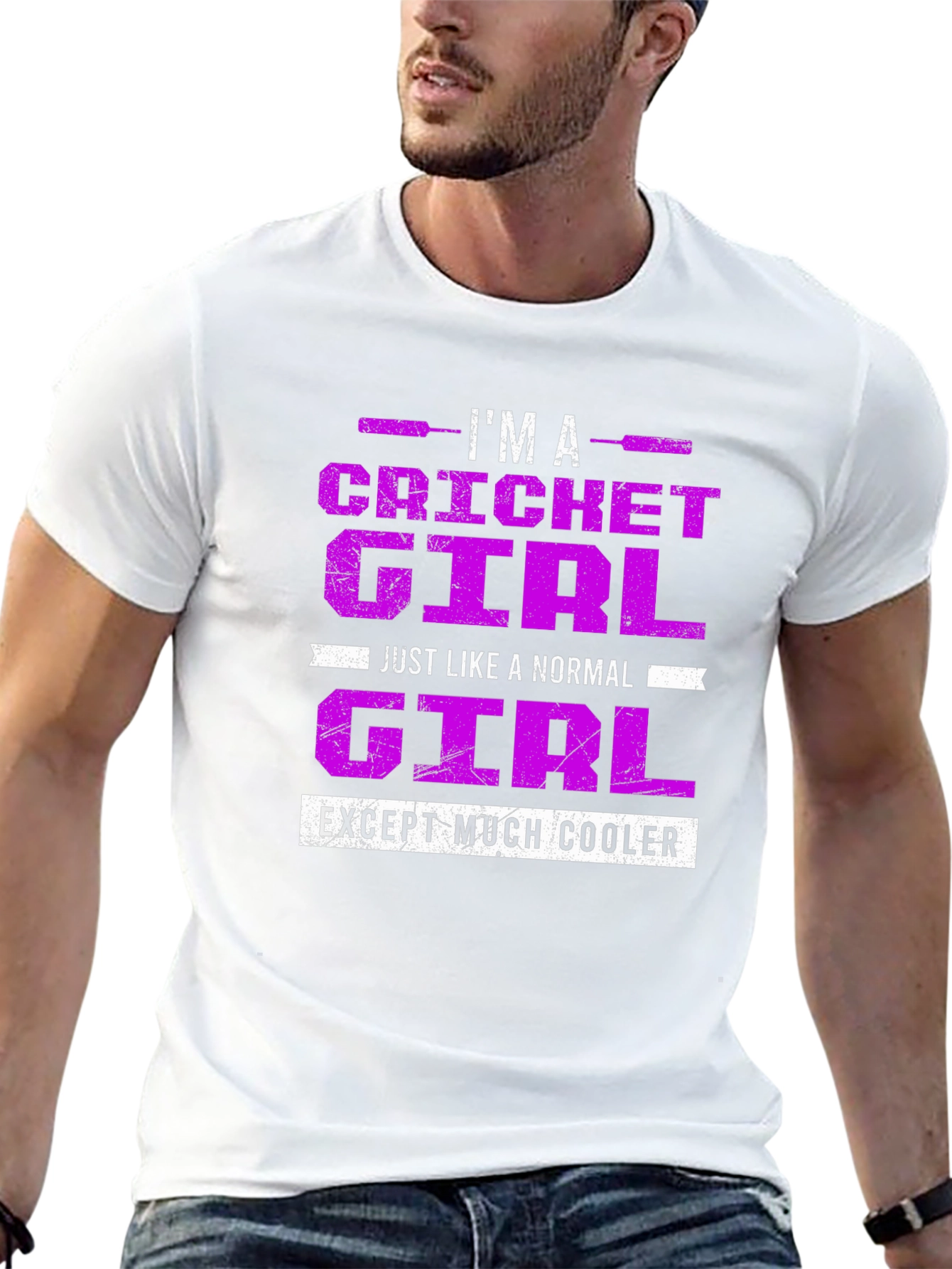 Cricket Girl T-Shirt: Cool & Unique Tee