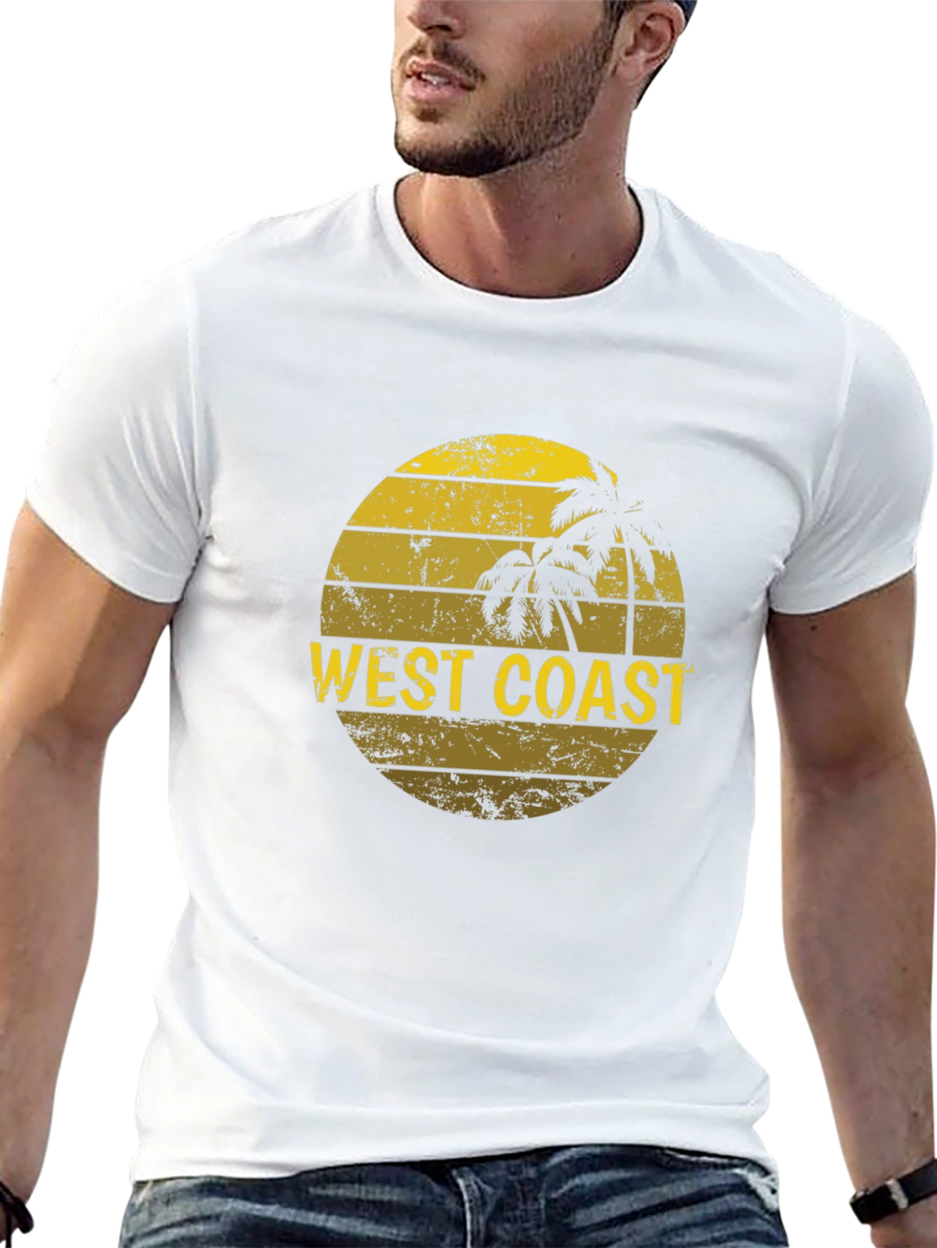 West Coast Palm Tree Graphic Tee