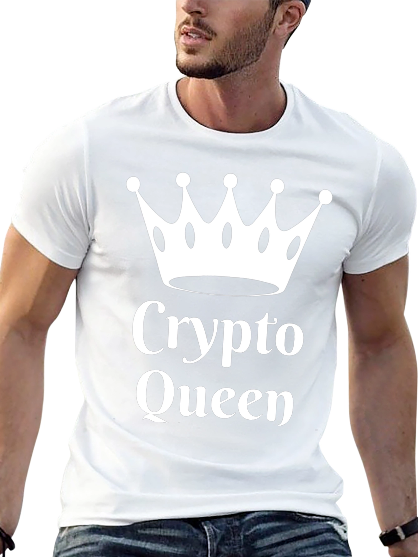 Crypto Queen T-Shirt - Black Graphic Tee