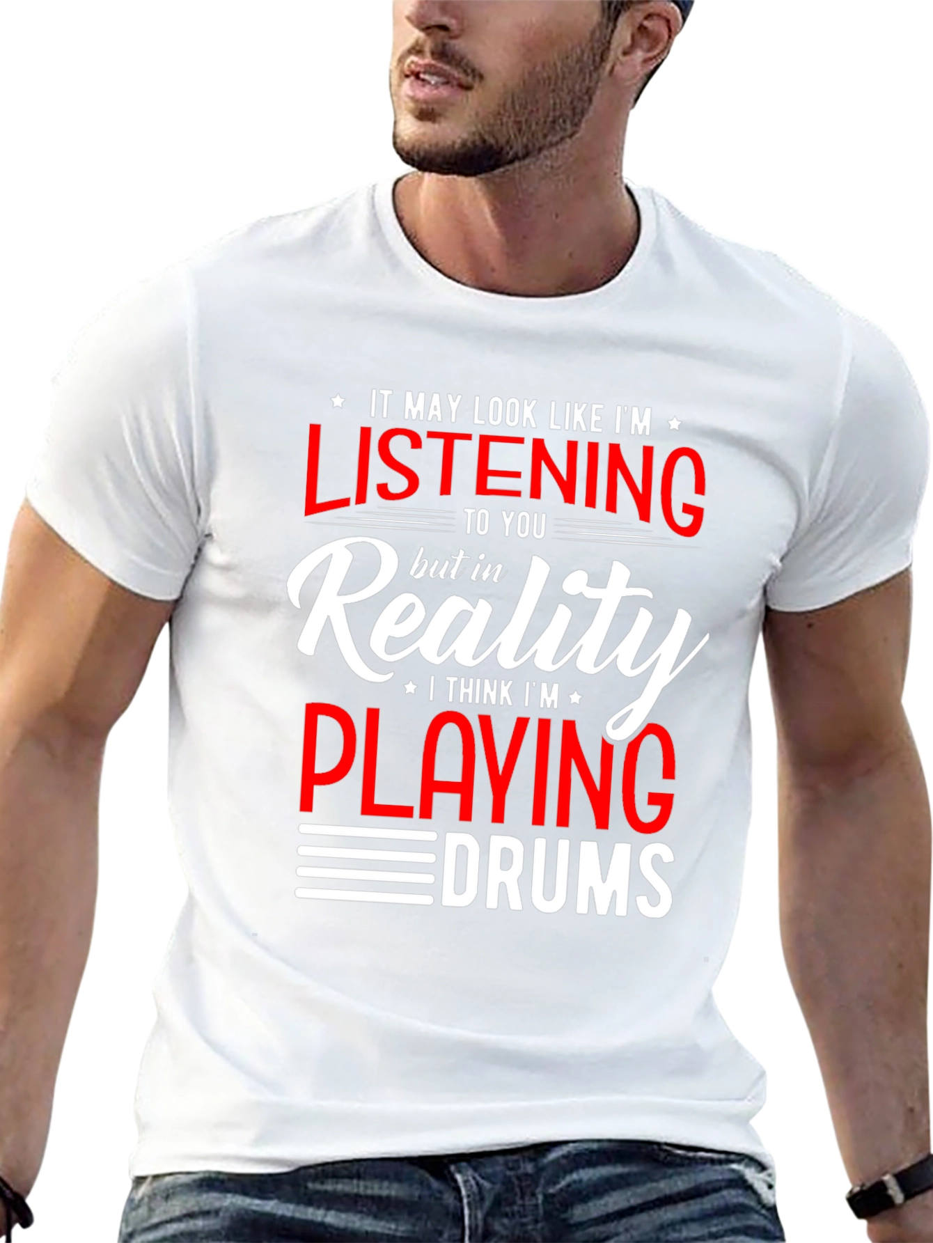 Drummer T-Shirt: Im Playing Drums