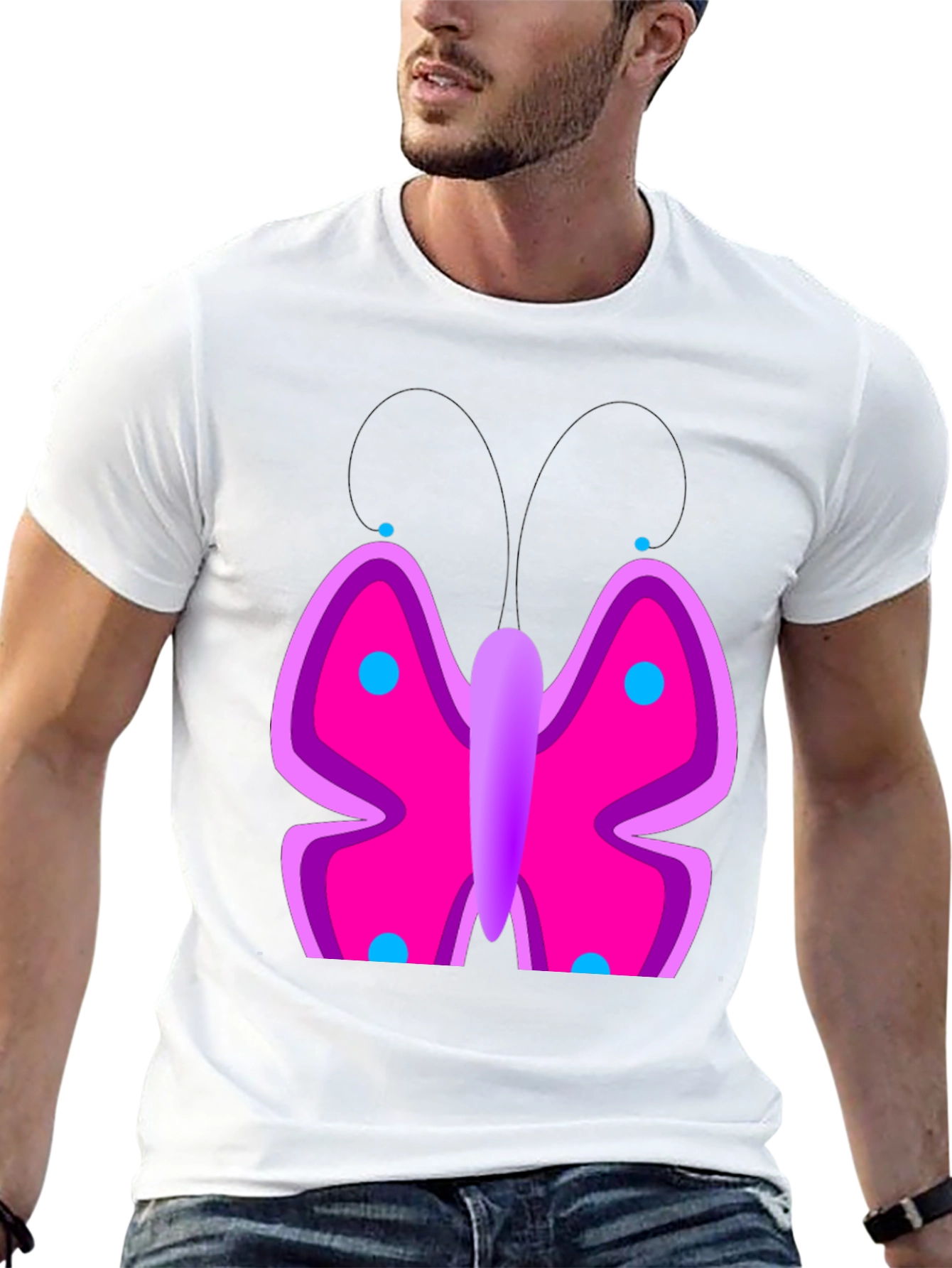 Butterfly Graphic Tee - Fun & Stylish