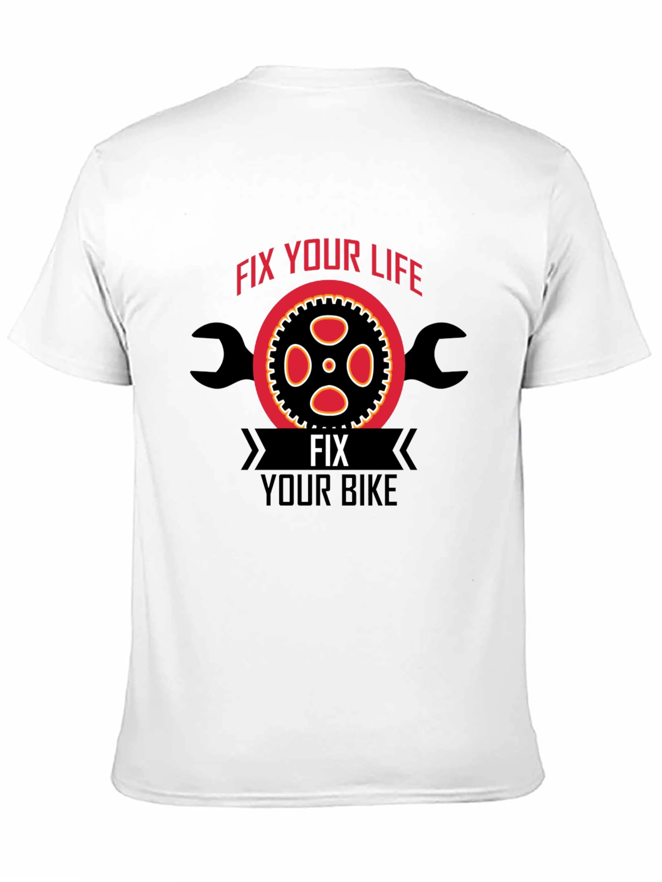 Fix Your Life Bike Graphic T-Shirt