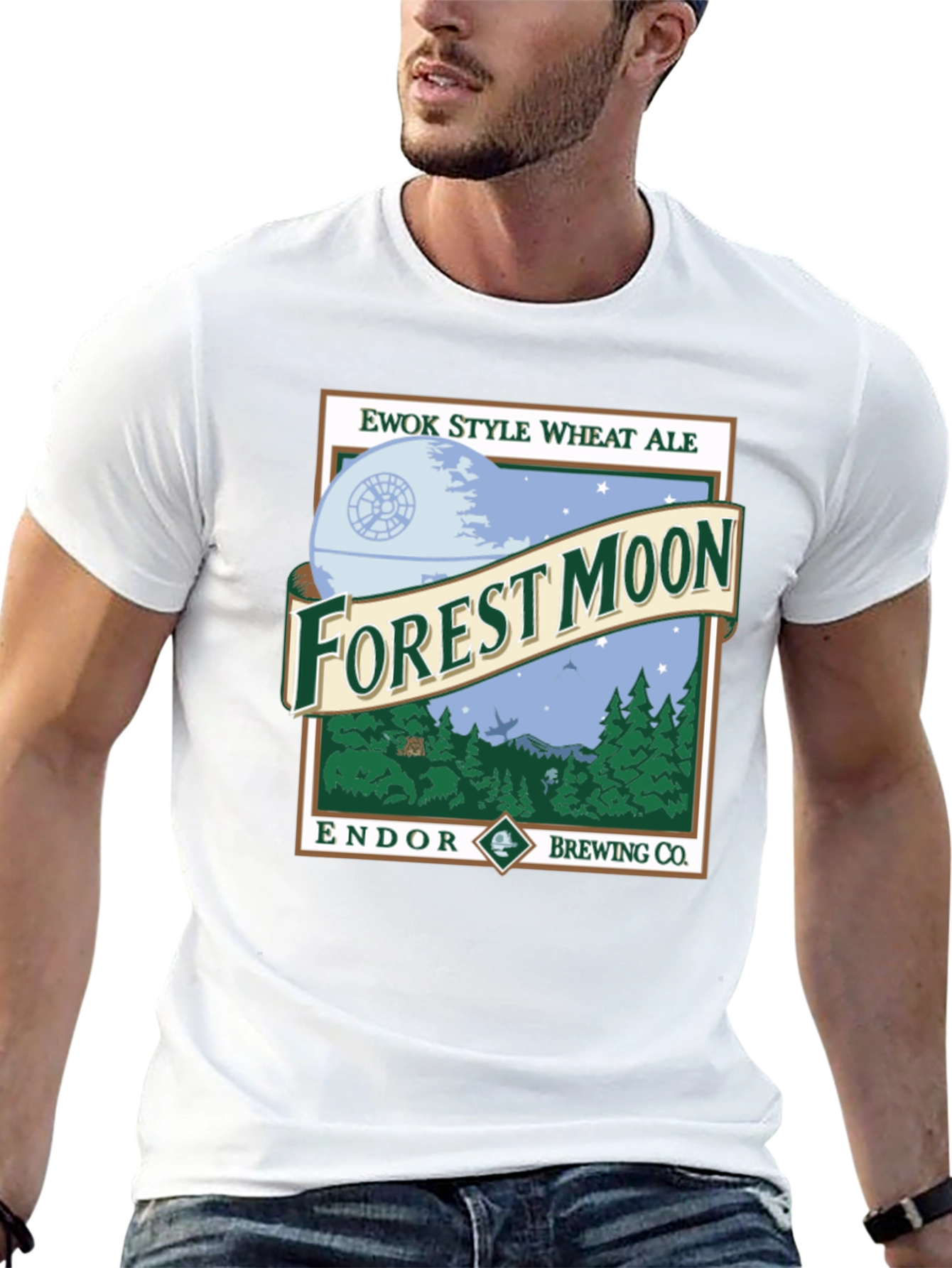 Forest Moon Endor Beer Graphic T-Shirt