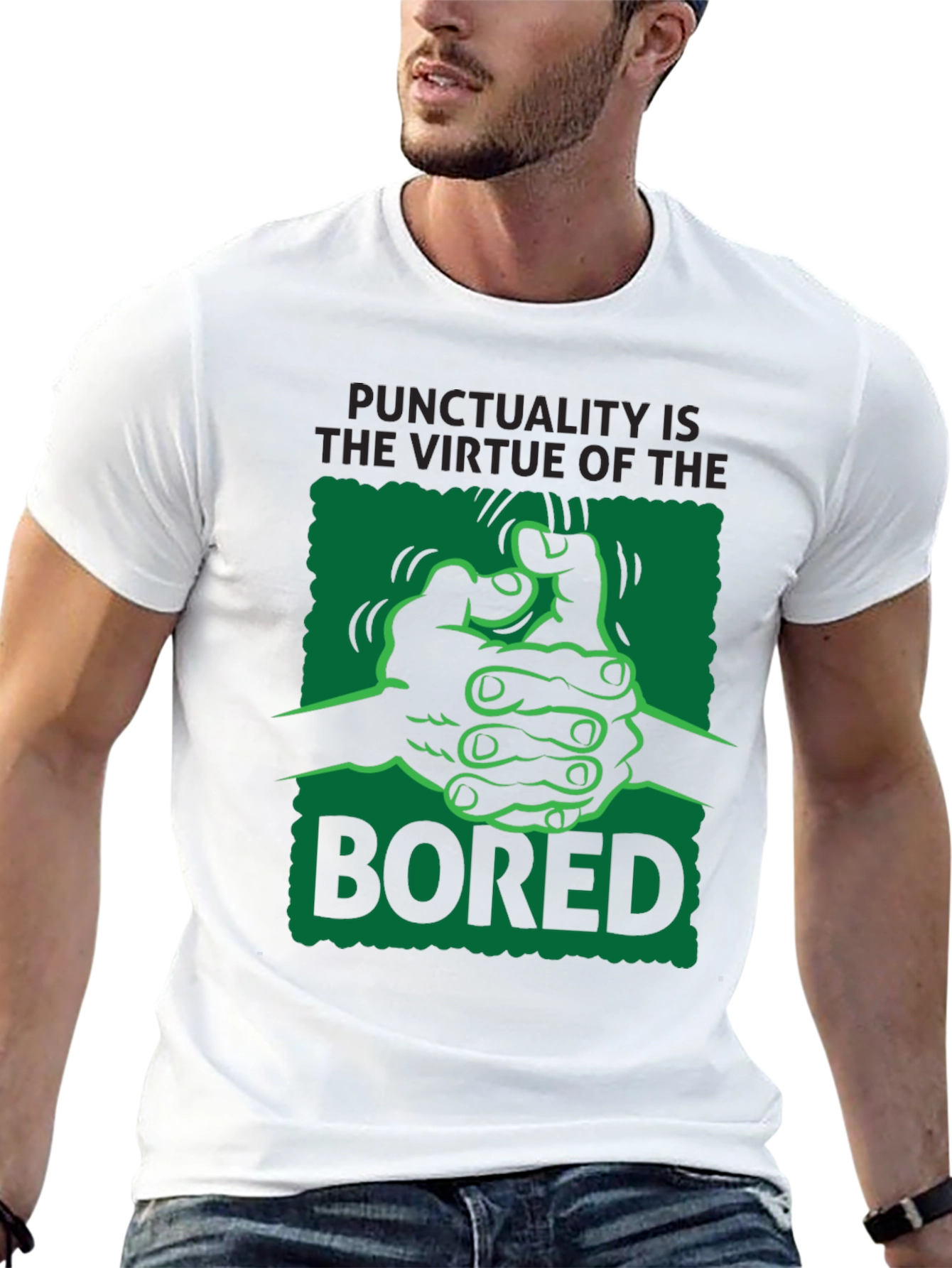 Punctuality is Virtue of Bored T-Shirt