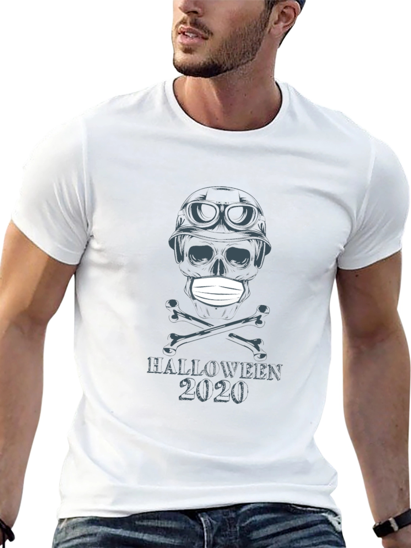 Halloween 2020 Skull Graphic Tee