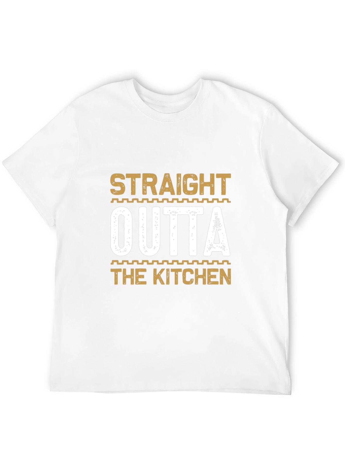 Straight Outta The Kitchen T-Shirt - Funny Chef Tee