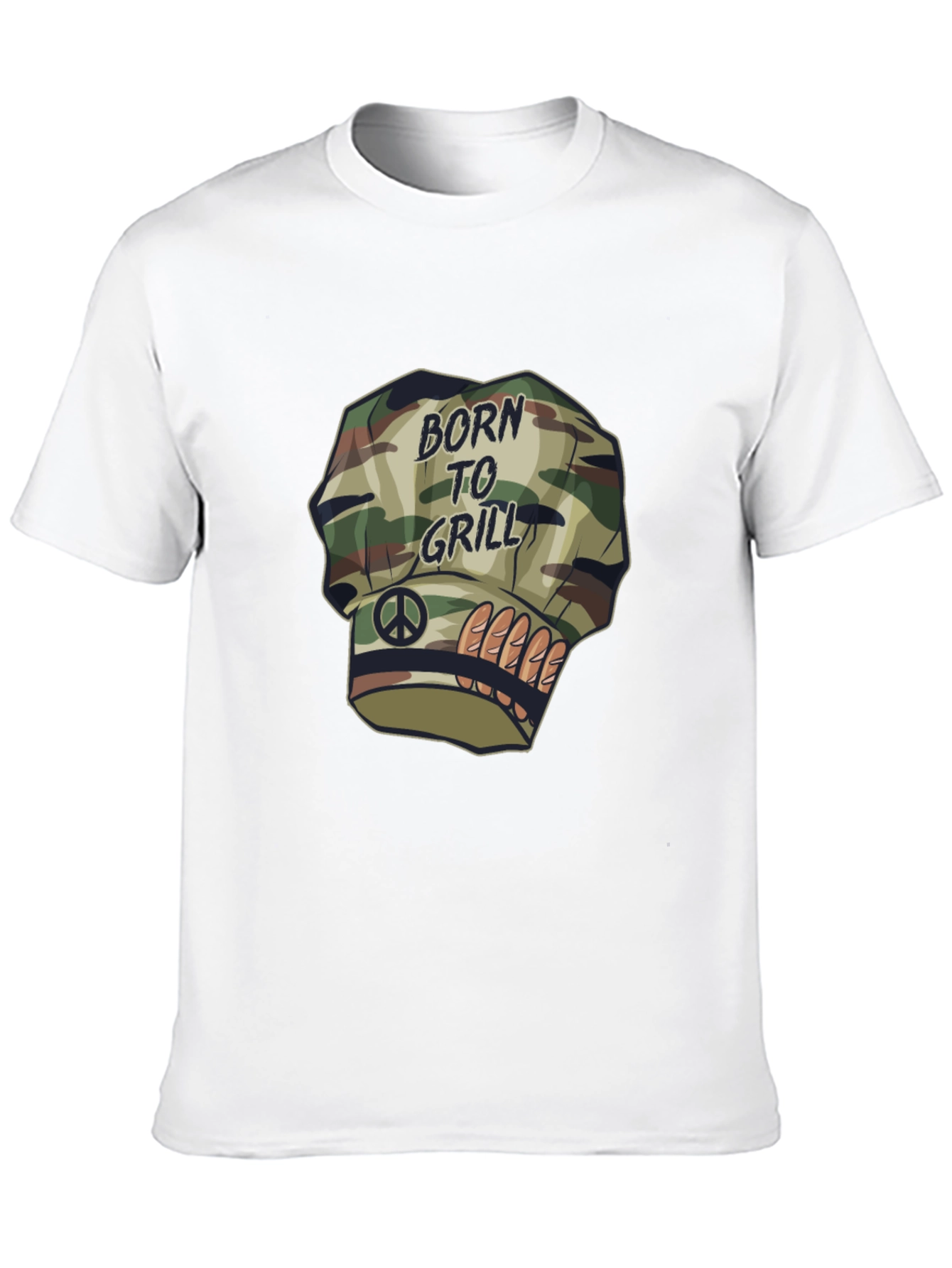 Born to Grill Chef Hat Graphic Tee