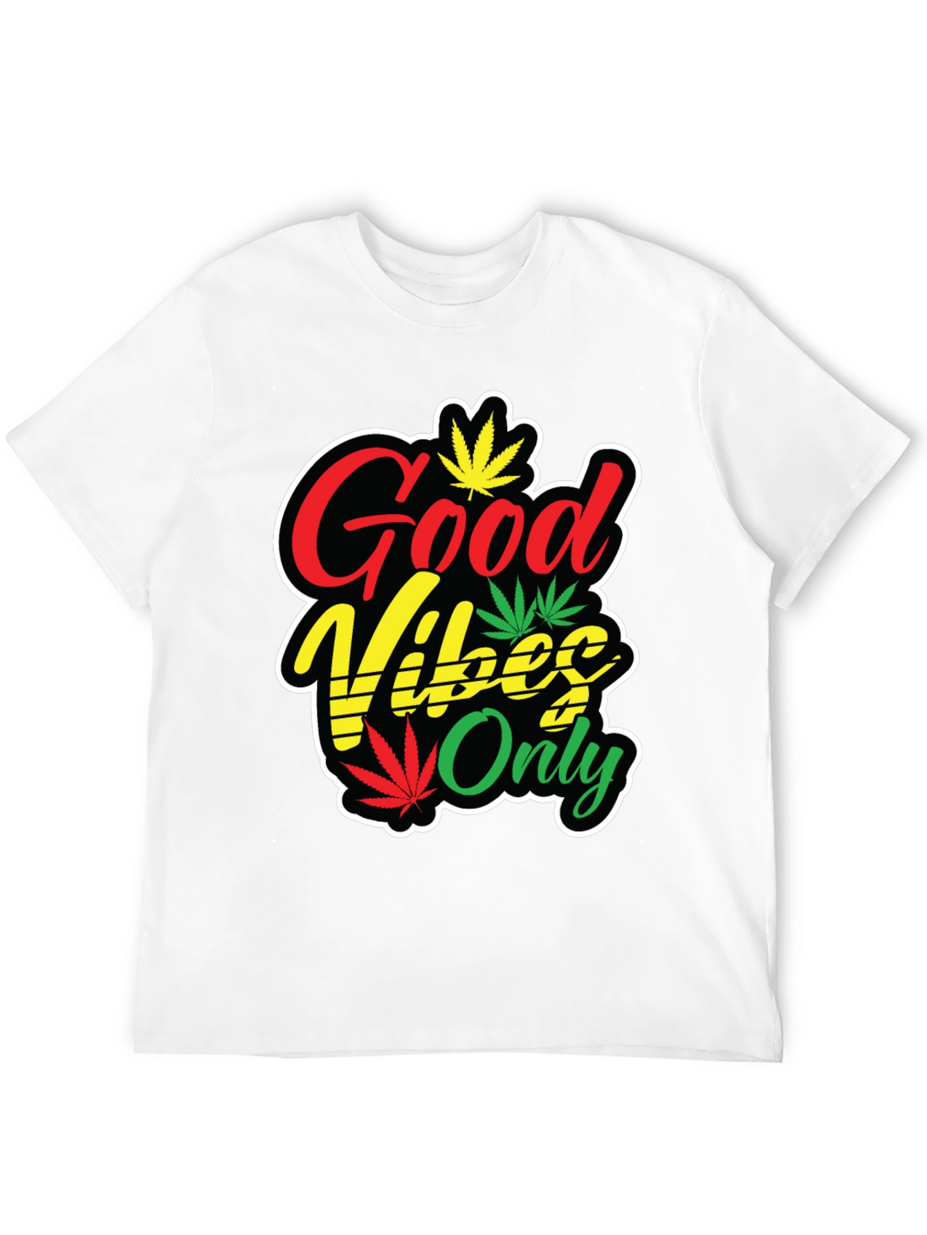 Good Vibes Only Rasta T-Shirt
