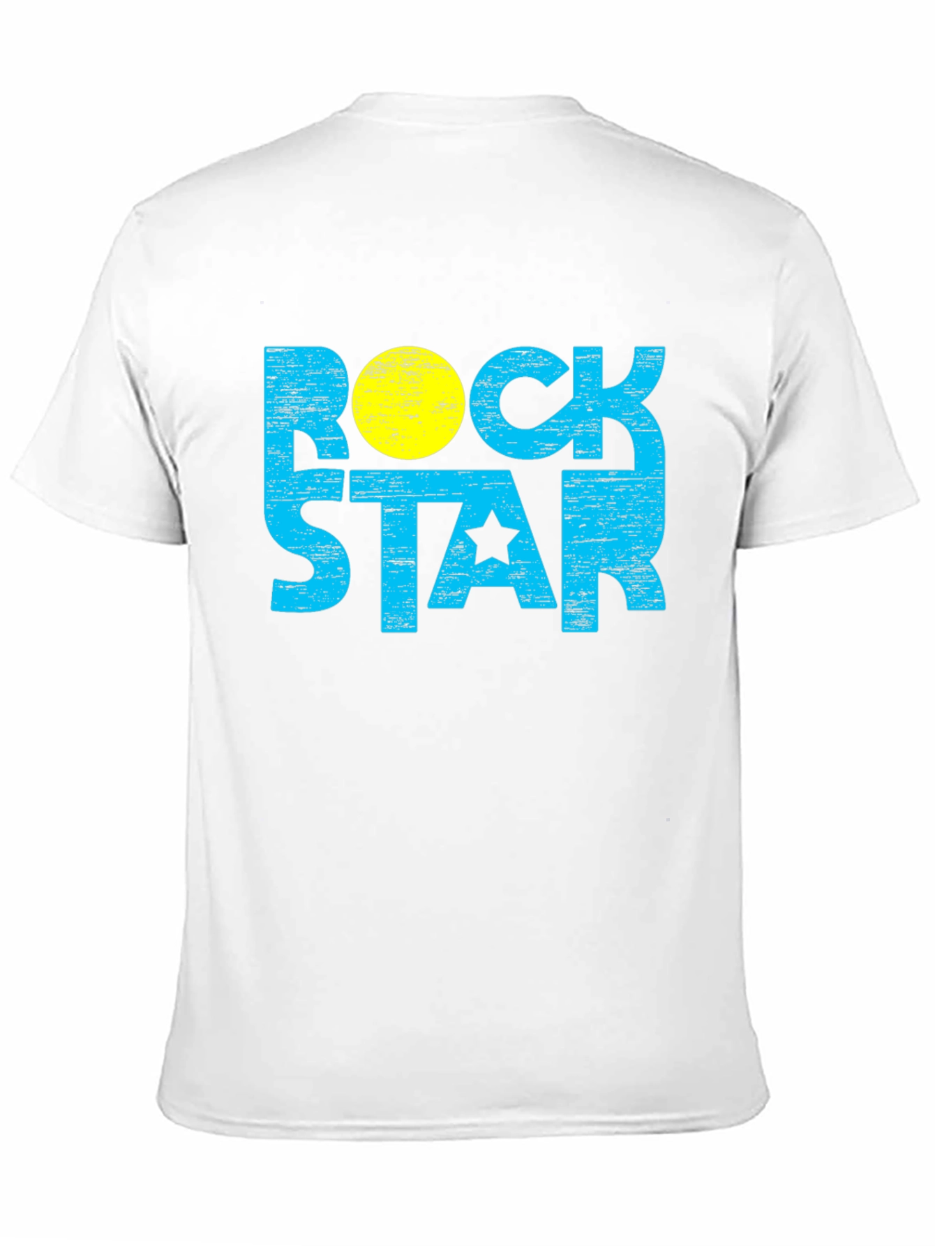 Rock Star Graphic Tee - Black Cotton Blend