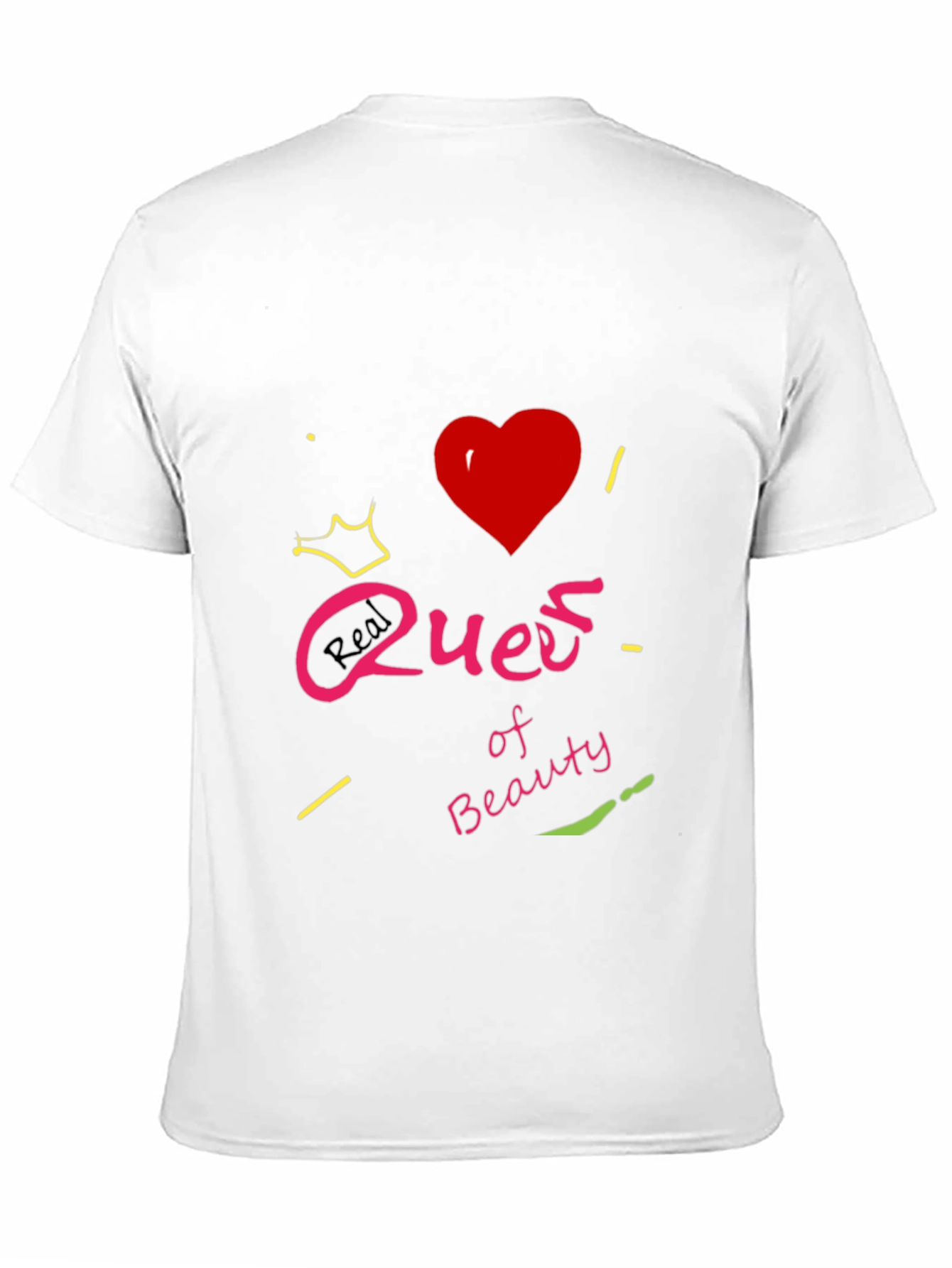 Real Queen of Beauty Graphic T-Shirt - Black
