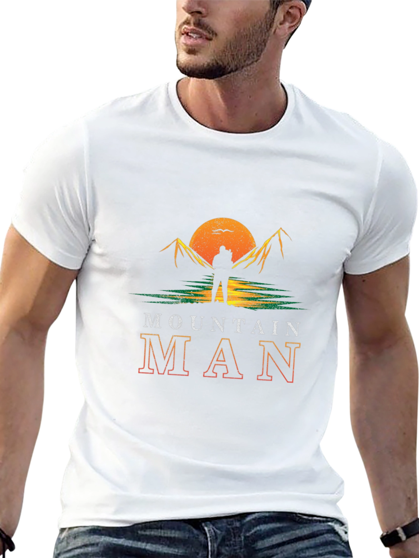 Mountain Man Graphic Tee - Adventure Awaits!