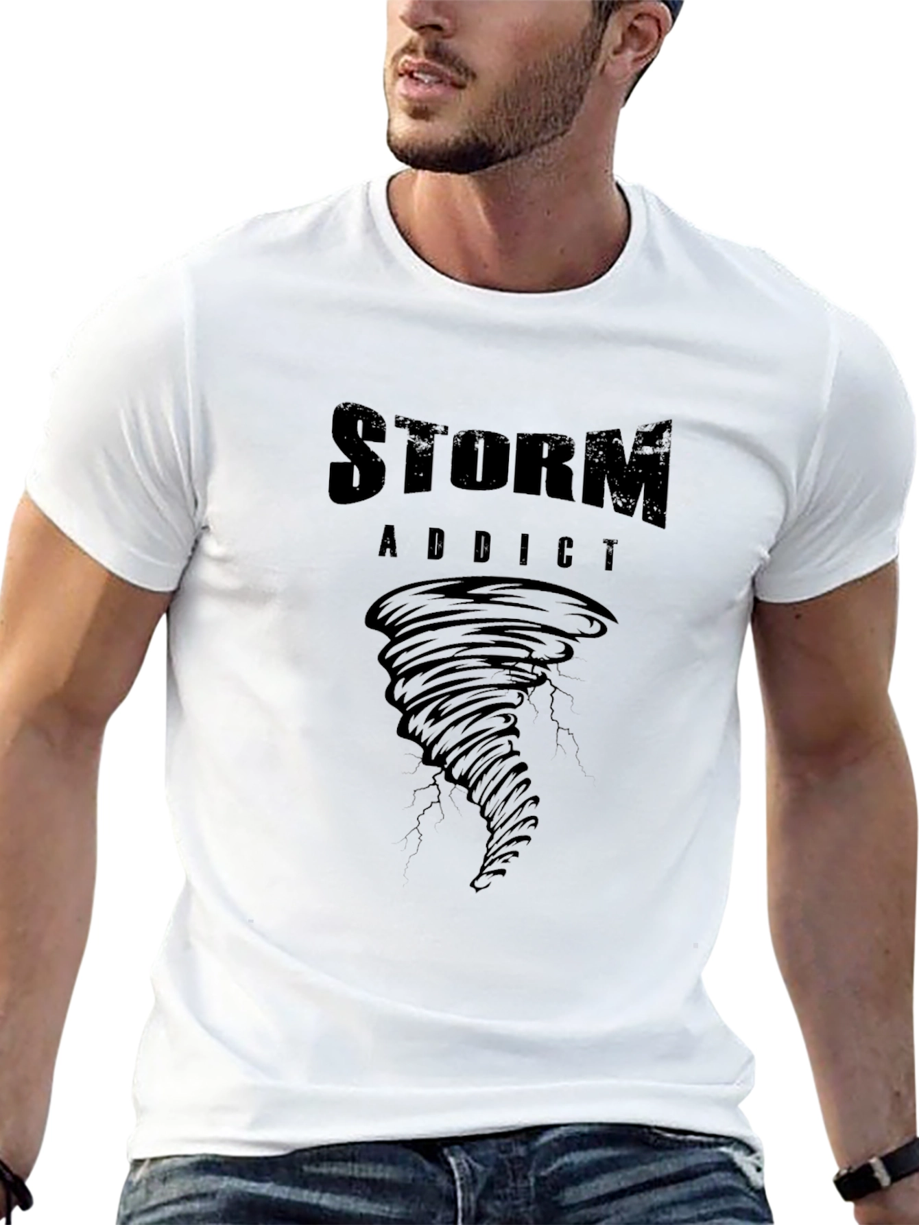 Storm Addict Black T-Shirt